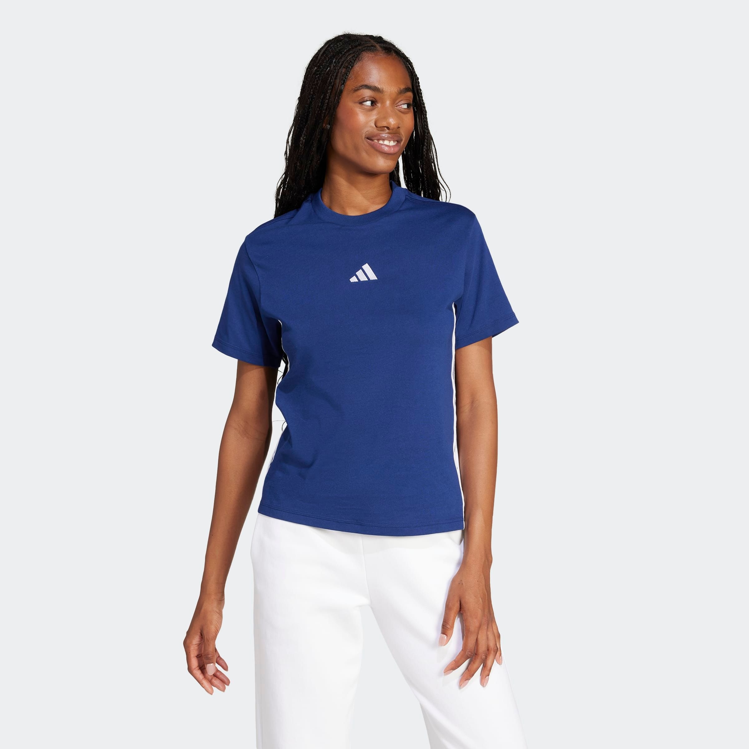 adidas Sportswear T-Shirt "ESSENTIALS 3-STREIFEN COTTON" günstig online kaufen