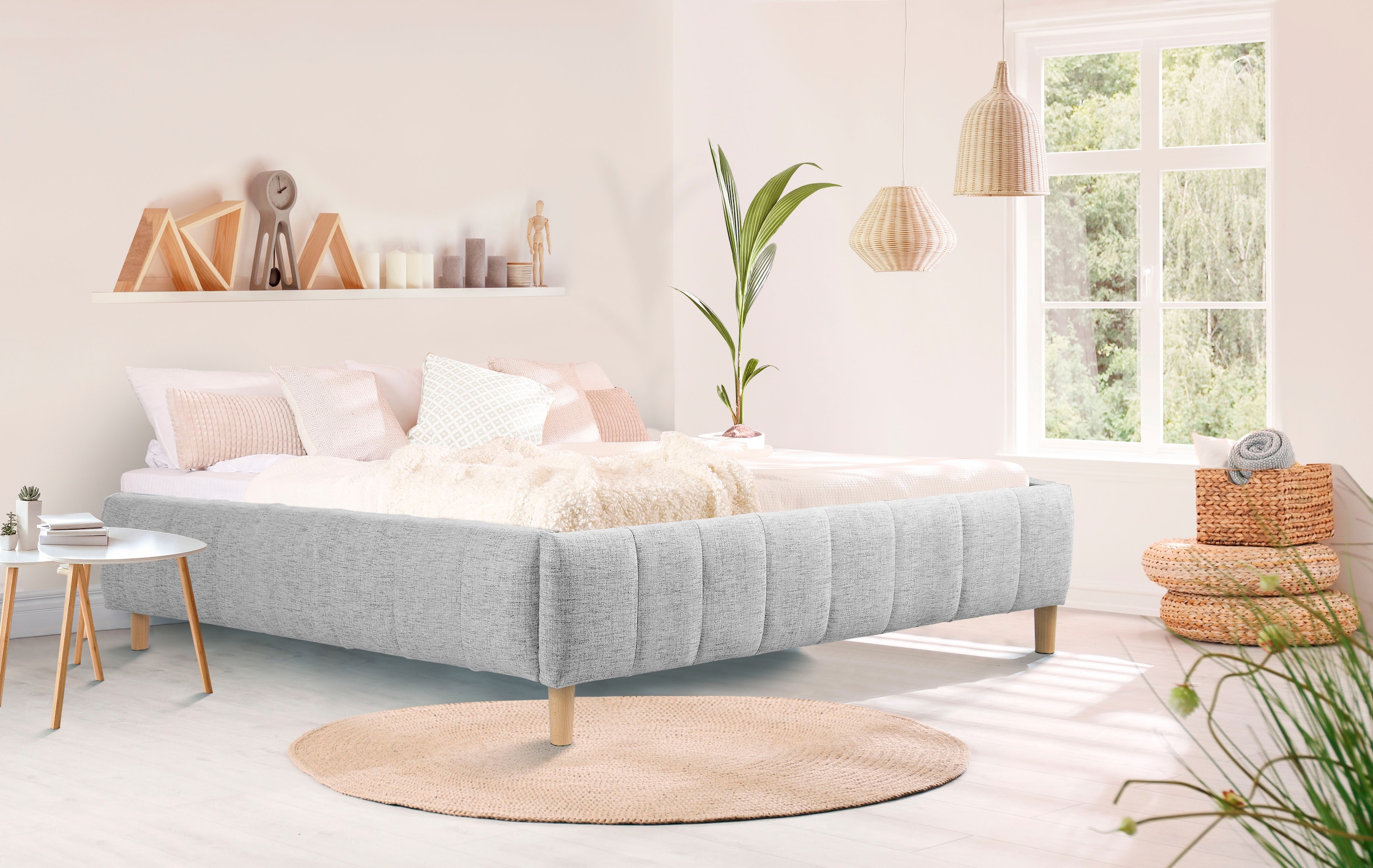 Home affaire Polsterbett "Tarje" in 5 Breiten, auch in Überlänge 220 cm, in günstig online kaufen