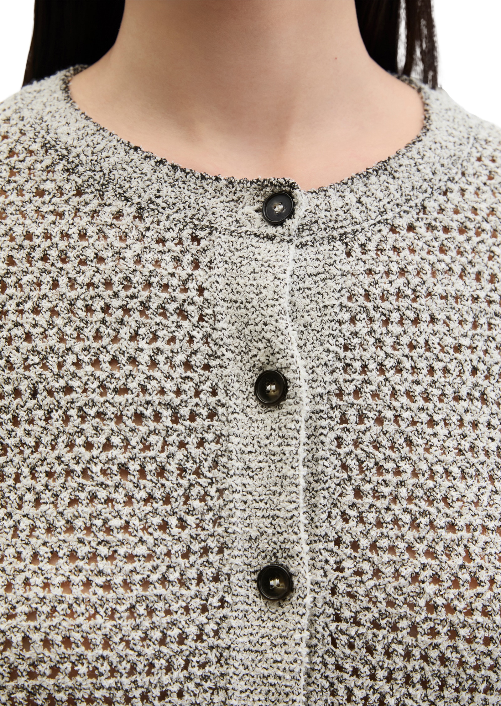 Marc O'Polo Cardigan »aus Bi-Color-Garn«