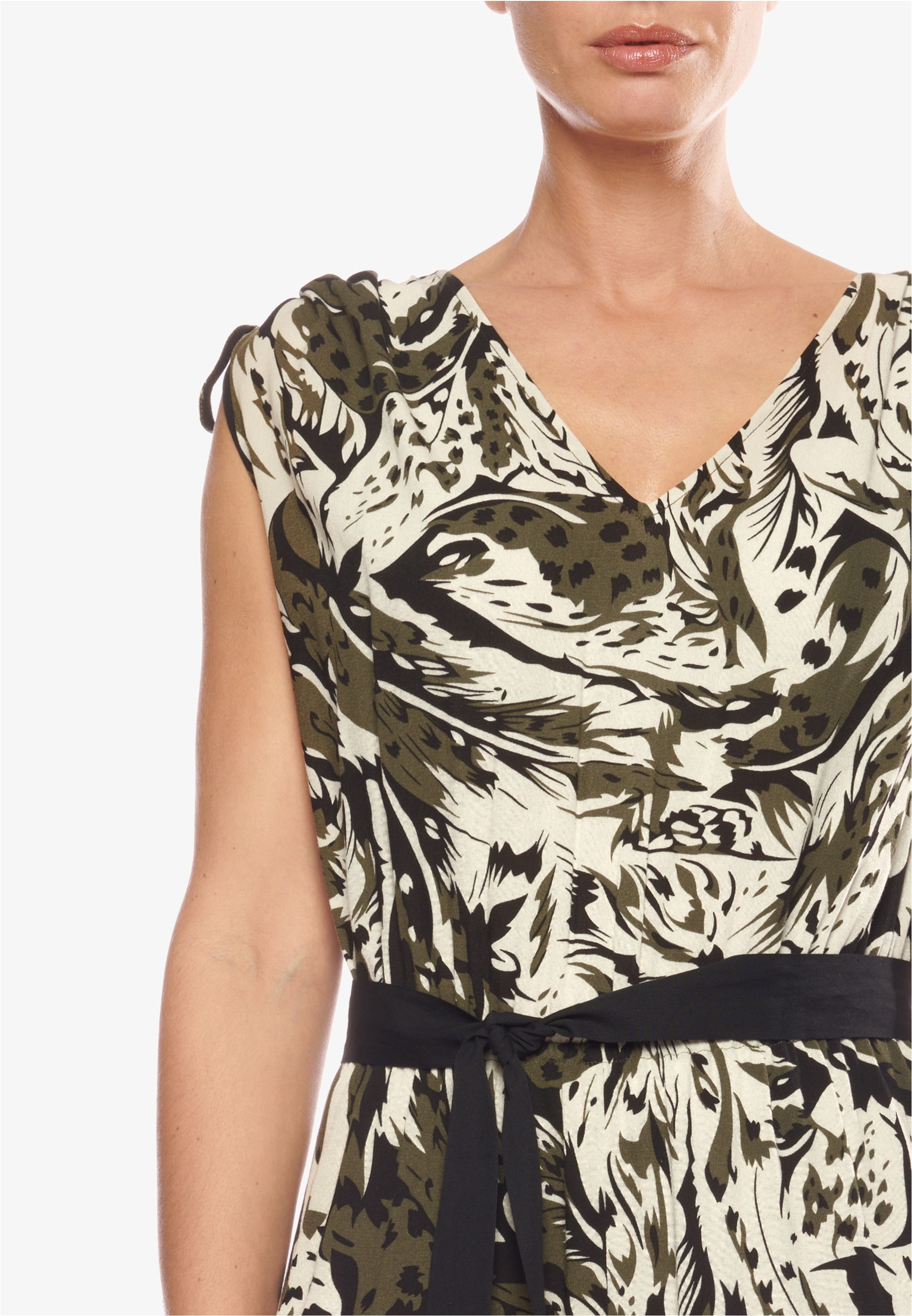 Le Temps Des Cerises Jumpsuit, mit modischem Allover-Muster