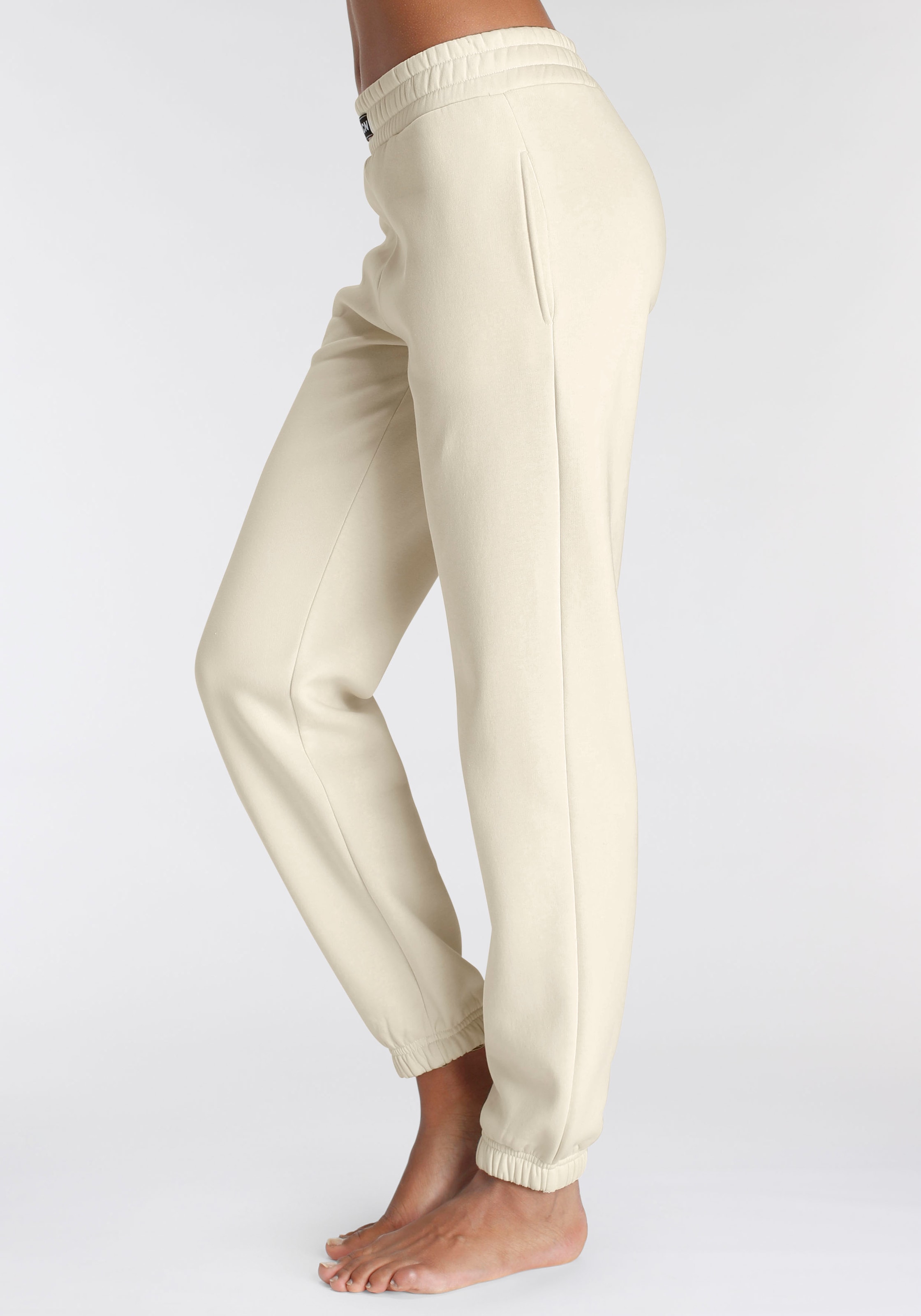 LASCANA Jogginghose, mit geripptem Hosenbund, Loungewear, Loungeanzug