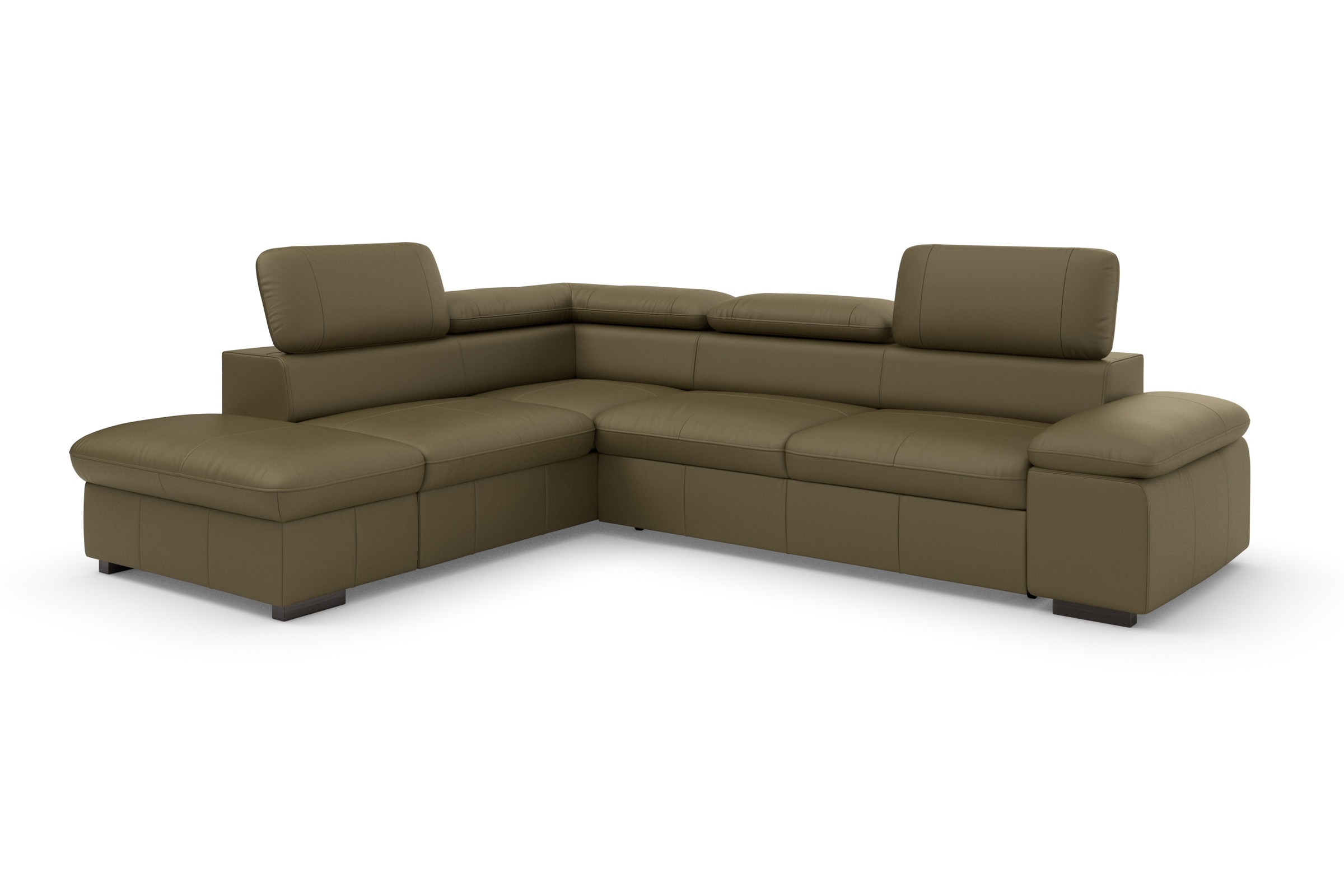 Home affaire Ecksofa »Alberto L-Form«, mit Kopfteilverstellung, wahlweise mit Bettfunktion