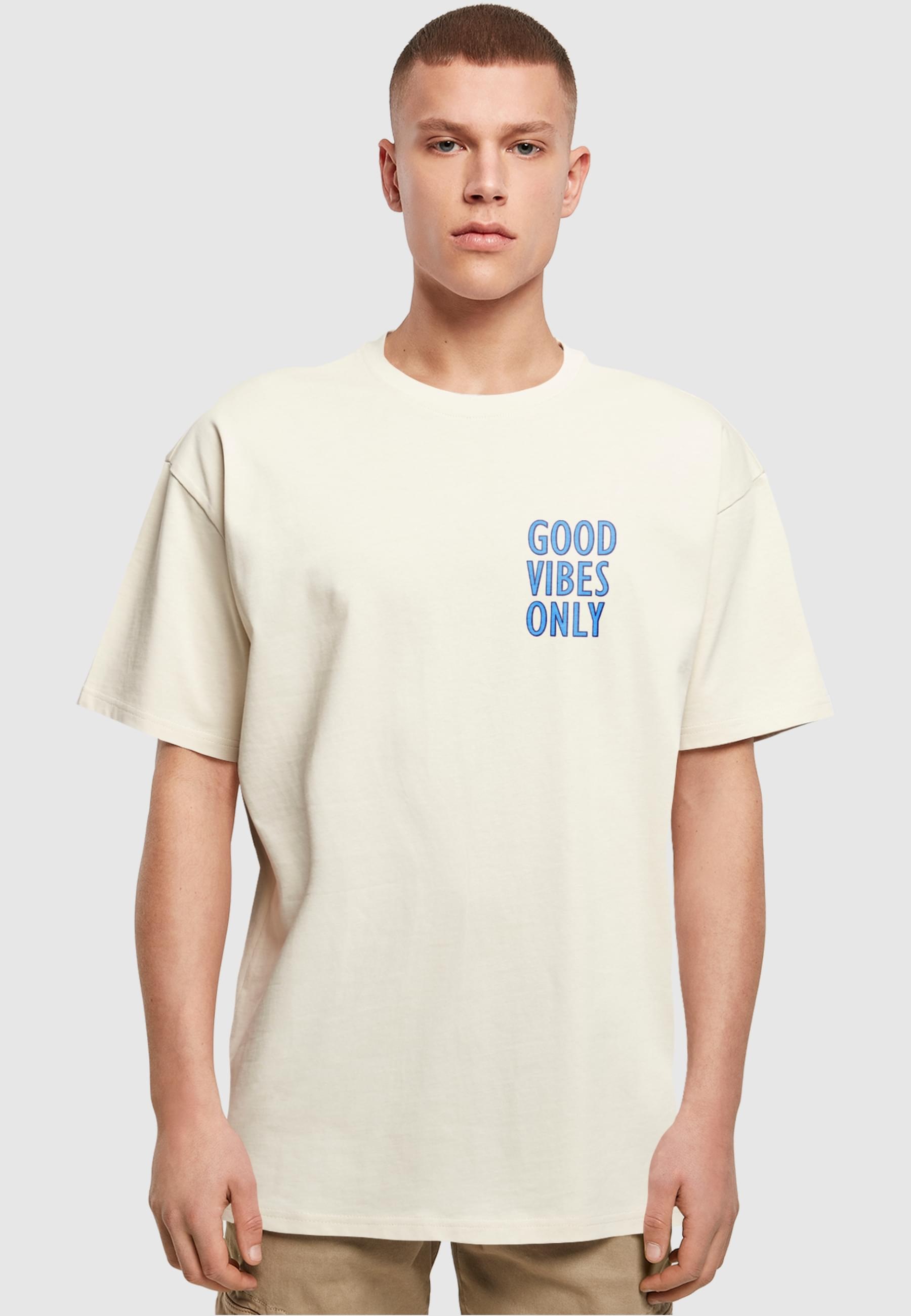 Merchcode T-Shirt »Merchcode Herren Good Vibes Only Heavy Oversized Tee«, (1 tlg.)