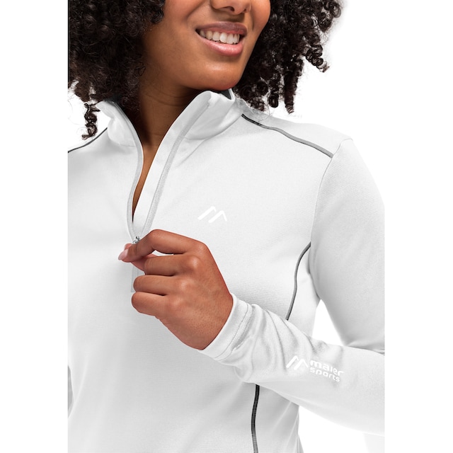 Maier Sports Fleecepullover »Jenna Rec«, Damen Midlayer, elastisches und  pflegeleichtes Half-Zip Fleece für kaufen | BAUR