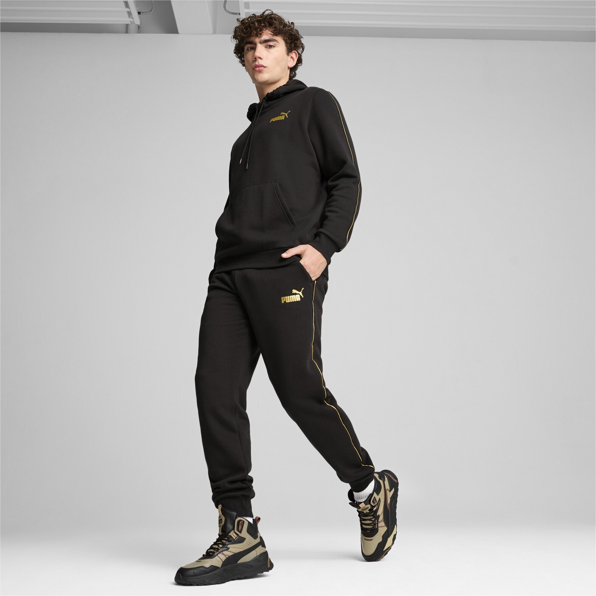 PUMA Sneaker »Mid Hybrid Leder-Sneakers Herren«