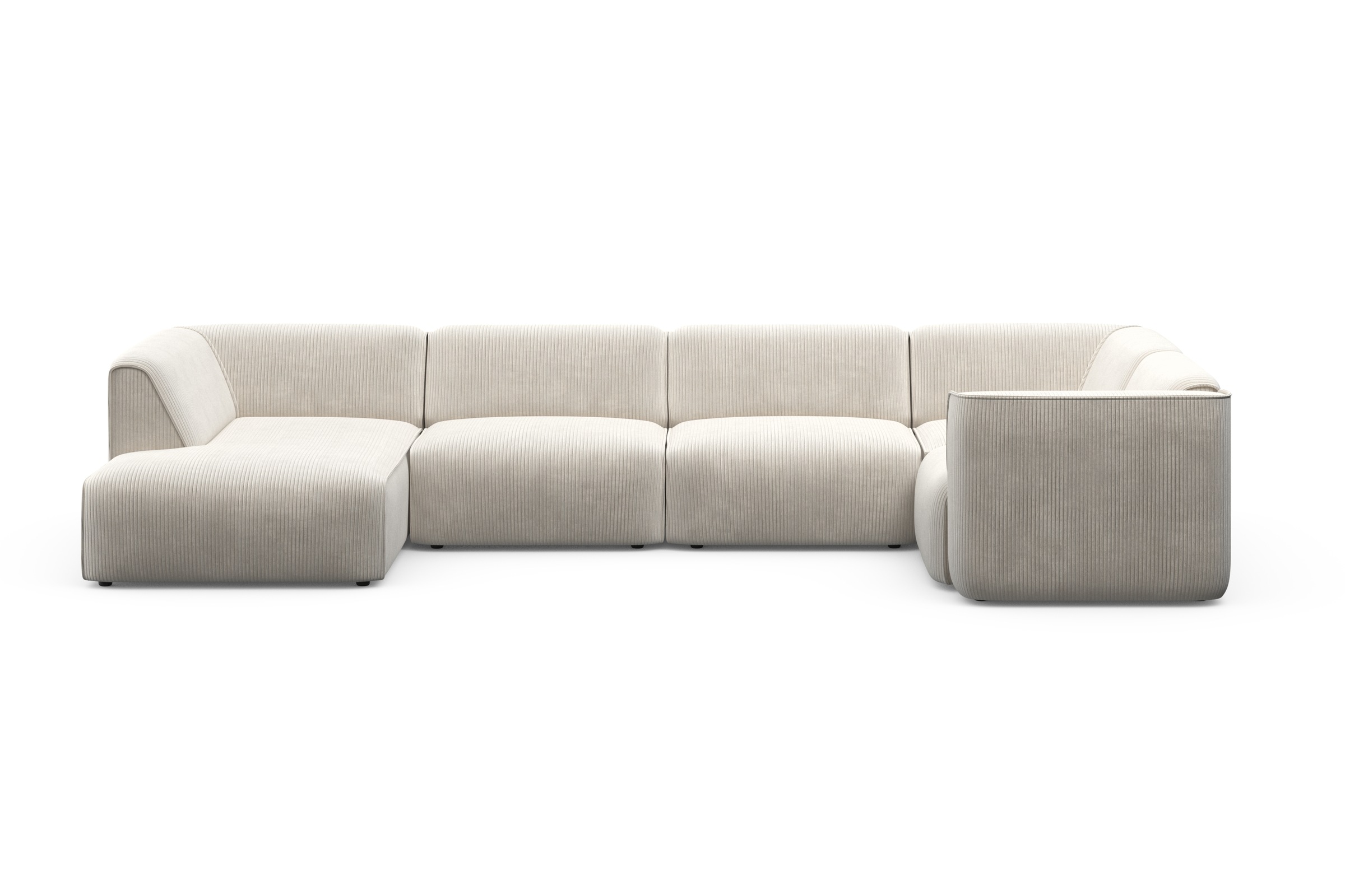 OTTO home Wohnlandschaft "Merid U-Form, B: 367 cm" jederzeit durch Module e günstig online kaufen