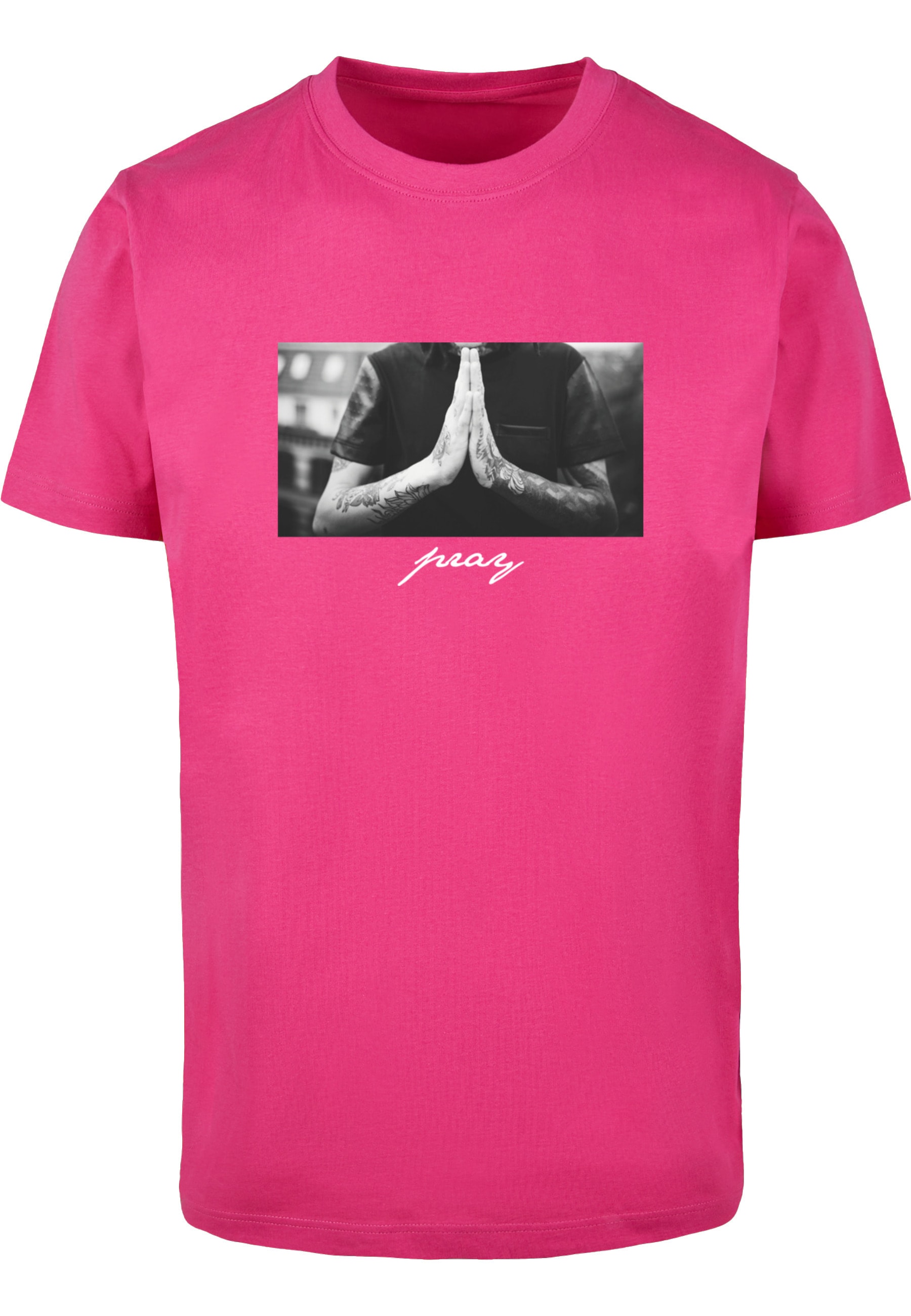 MisterTee T-Shirt "MisterTee Herren Pray Tee" 1 Stk.