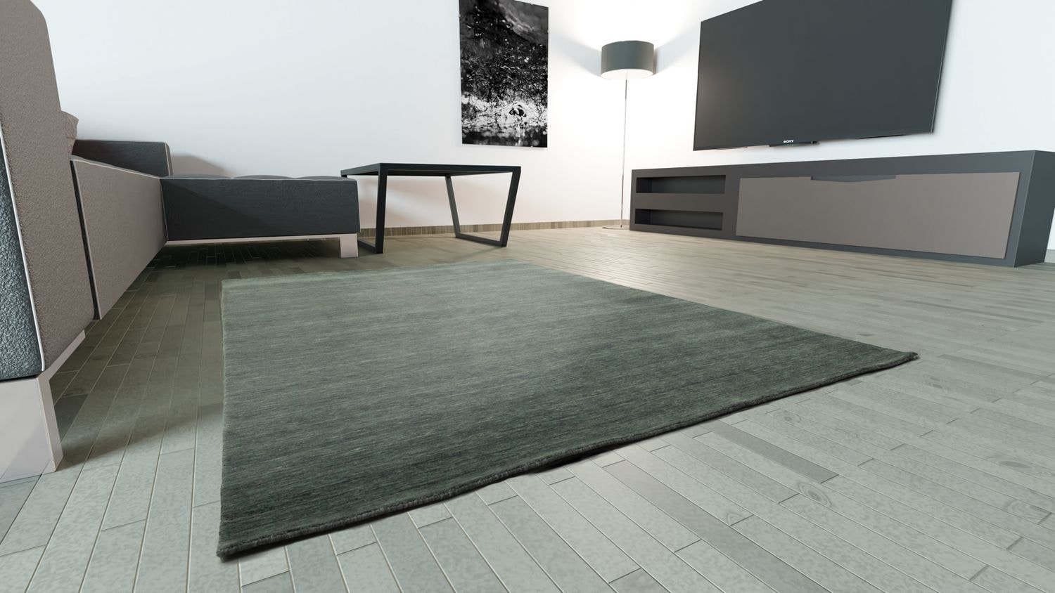 morgenland Wollteppich »Loribaft Teppich Teppstar«, rechteckig, 15 mm Höhe, Kurzflor