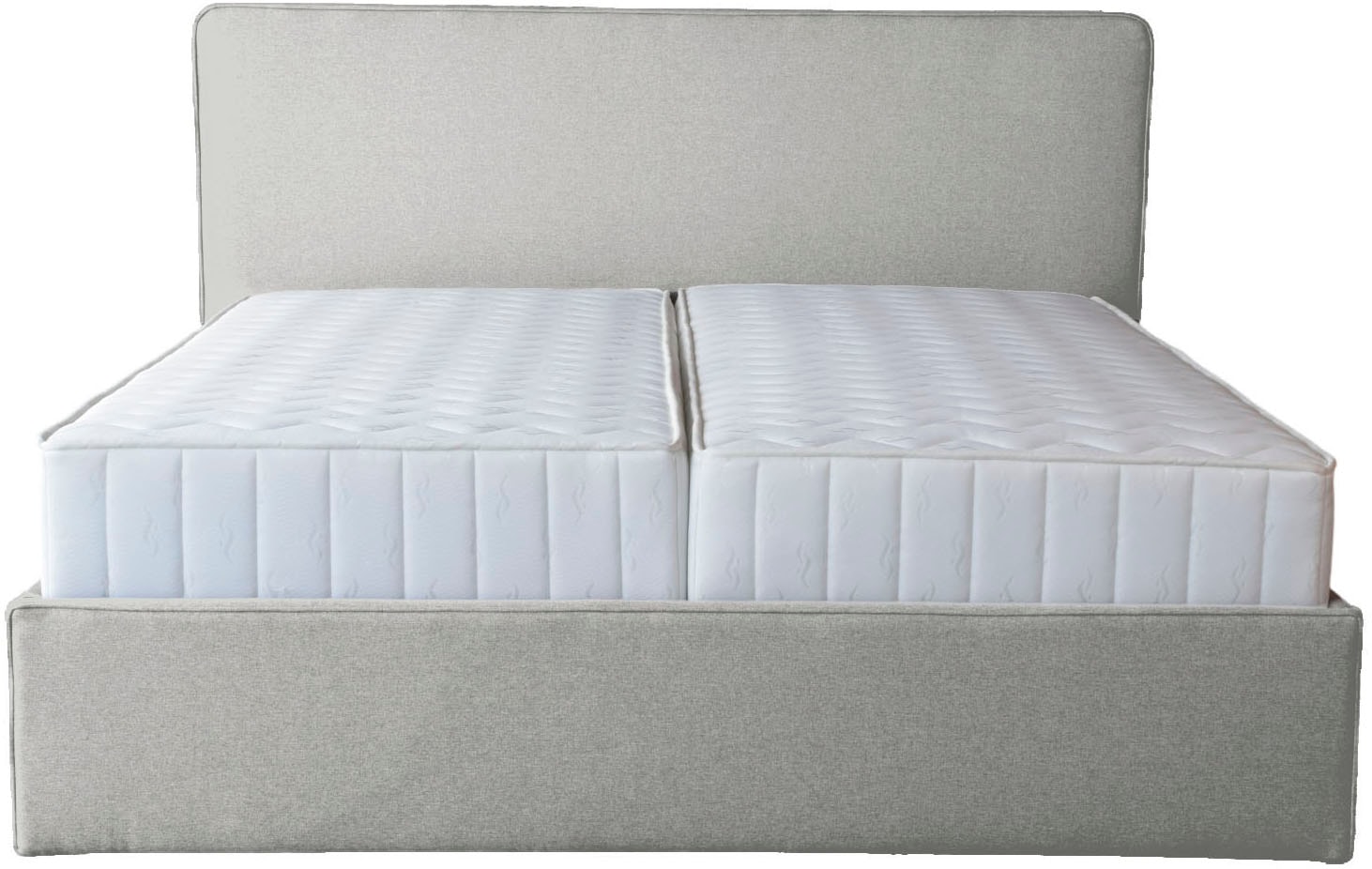 COLLECTION AB Polsterbett »Romo erhältlich in der Breite 180x200cm« 3 Varianten: Rahmen, Lattenrost oder Komplett-Set mit King-Matratze