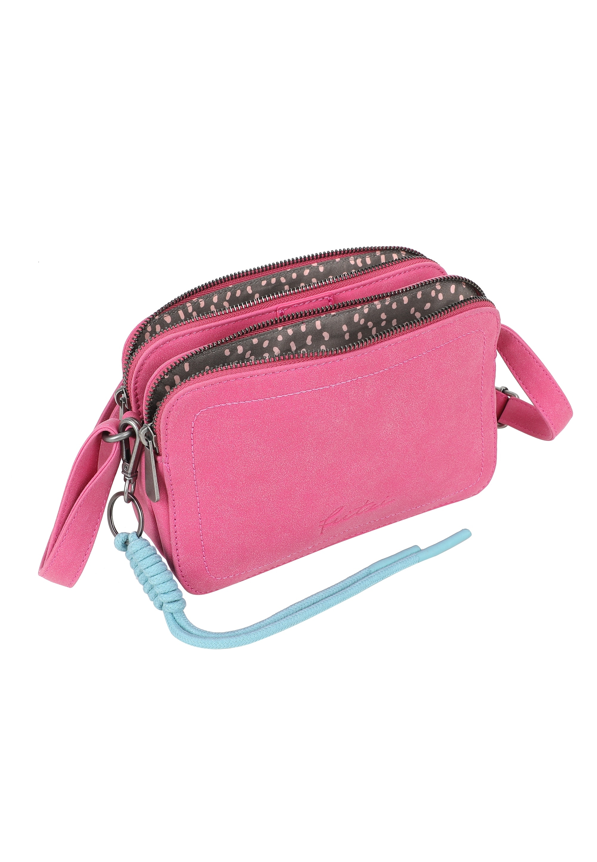 Fritzi aus Preußen Schultertasche »Jony Suede Jacky«, mit angerauter Materialoberfläche