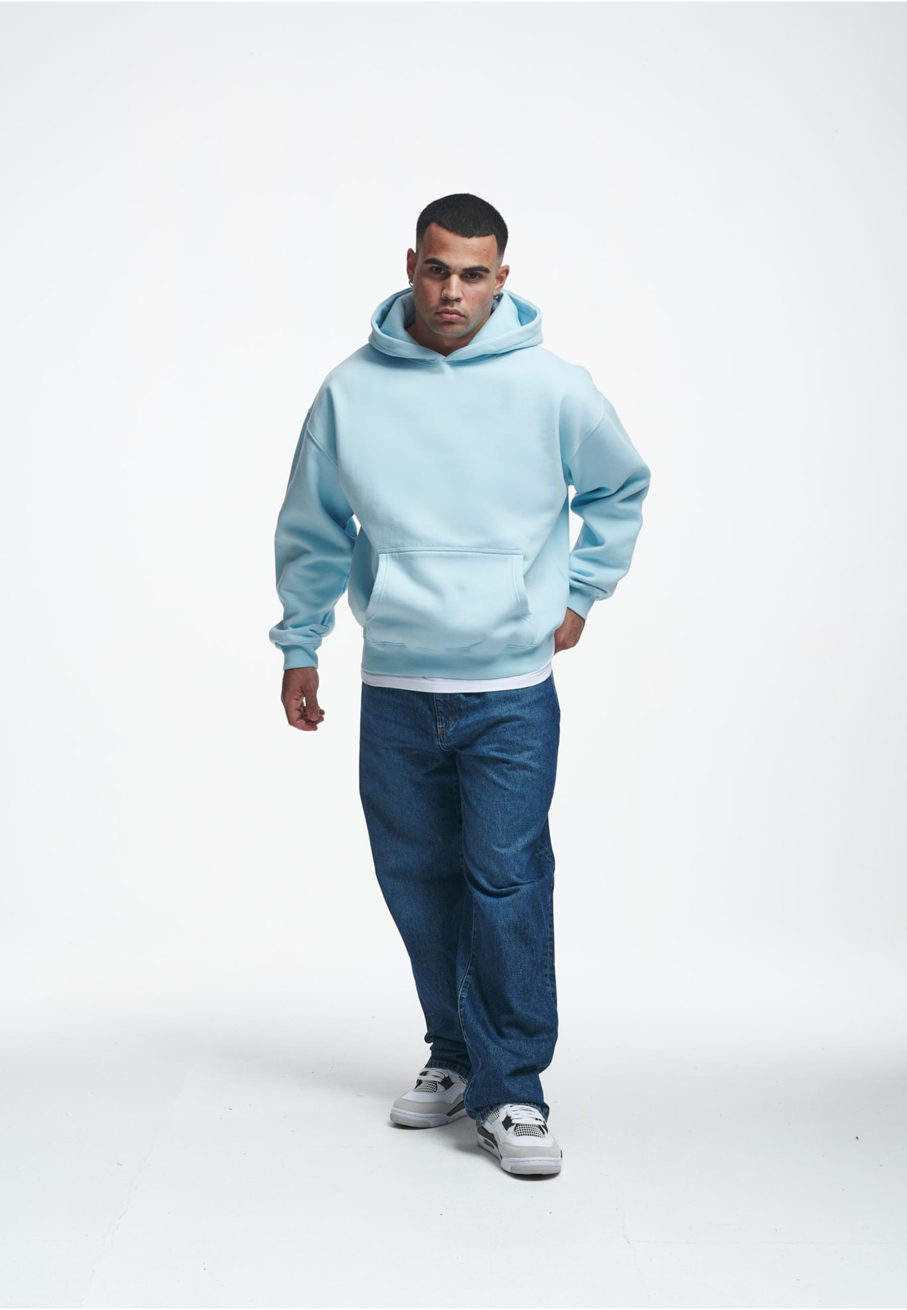 2Y Studios Kapuzensweatshirt »2Y Studios Herren Basic Oversize Hoddie« 1 Stk. tlg.
