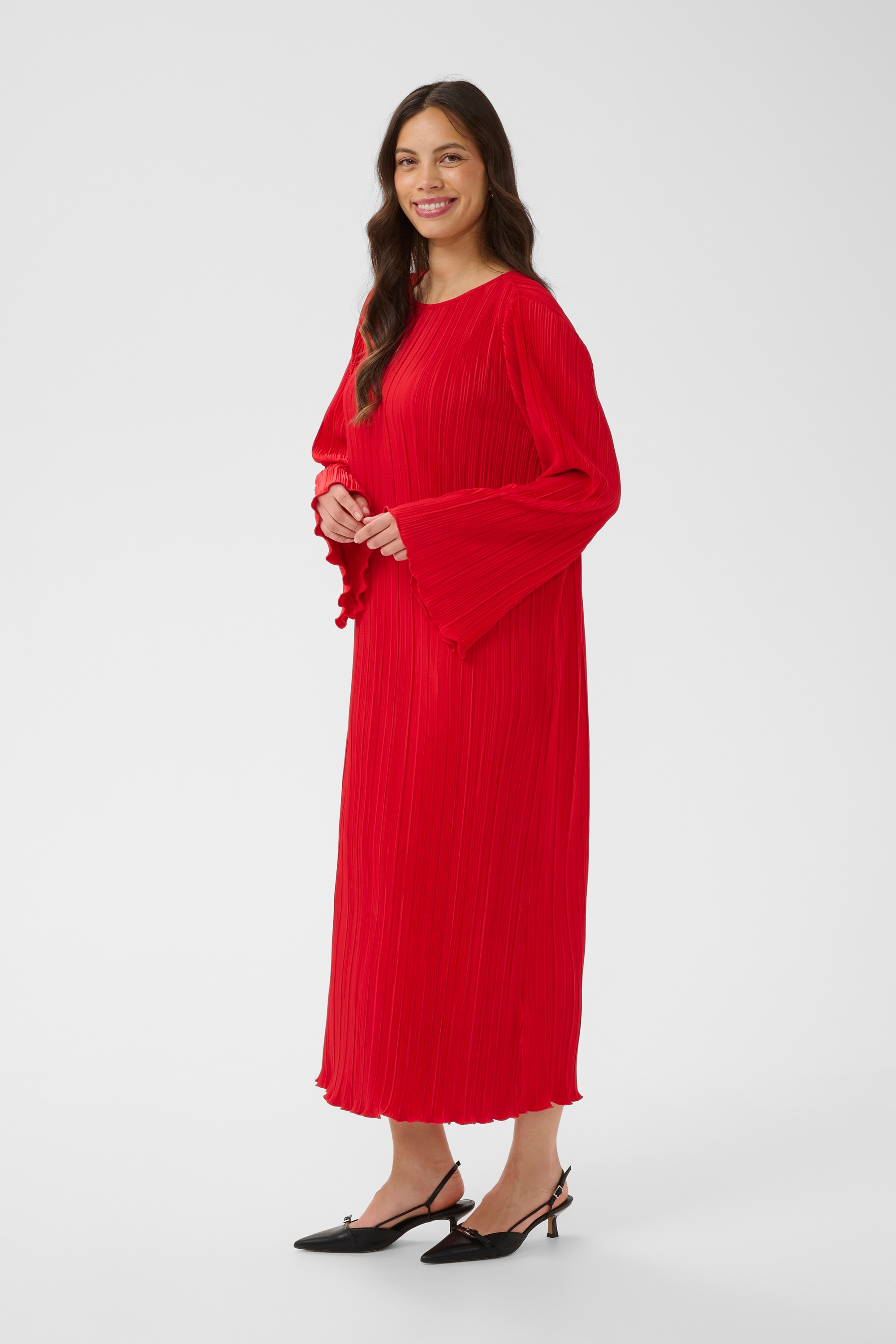 Saint Tropez Midikleid »Damen Kleid ZuniSZ«
