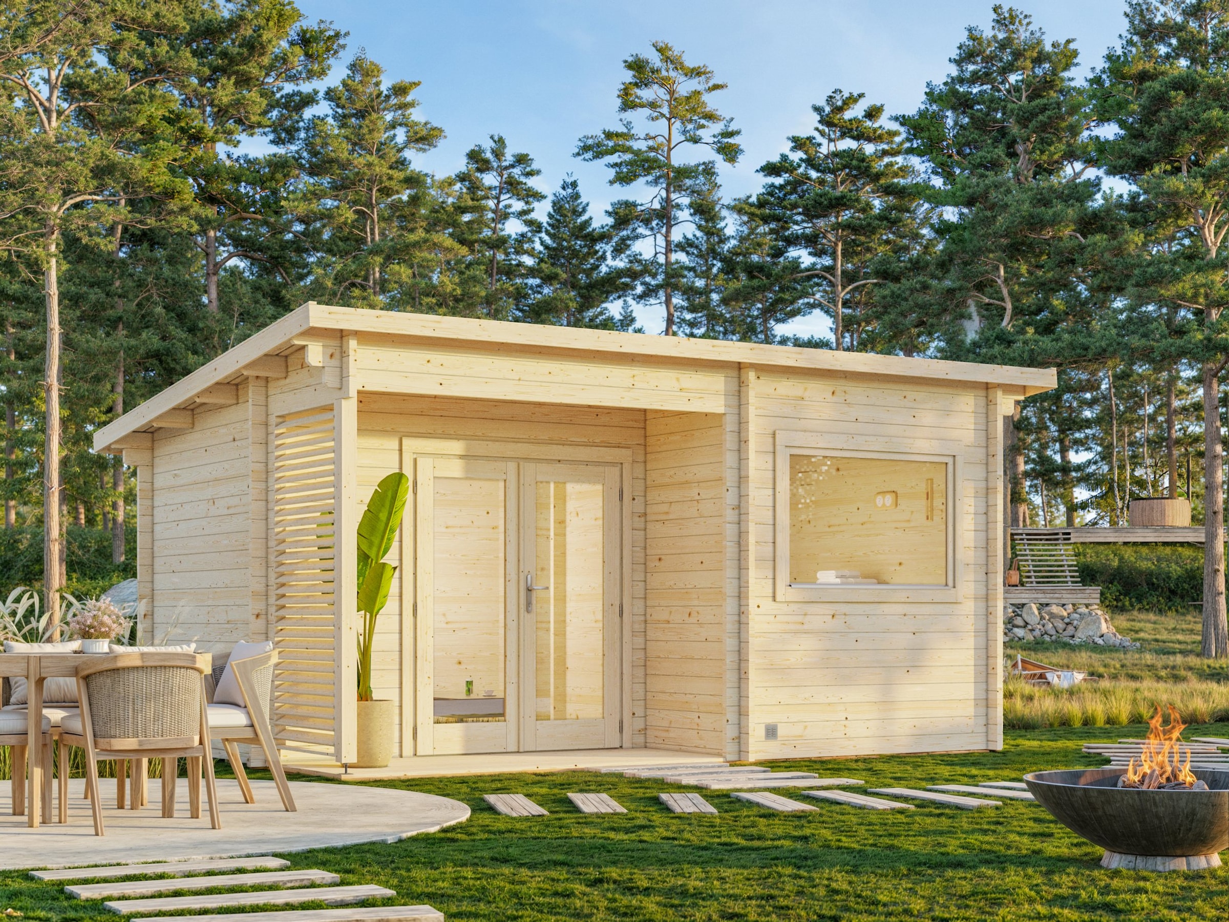 Palmako Sauna »Sanna 11,5 m²«