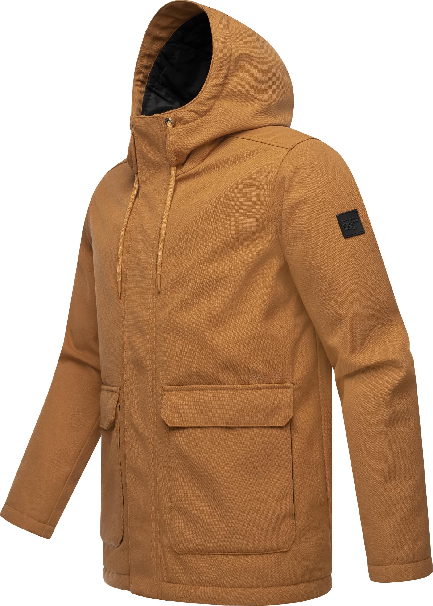 Ragwear Winterjacke »Mr Them«, mit Kapuze, stylische Herren Outdoorjacke mit großer Kapuze