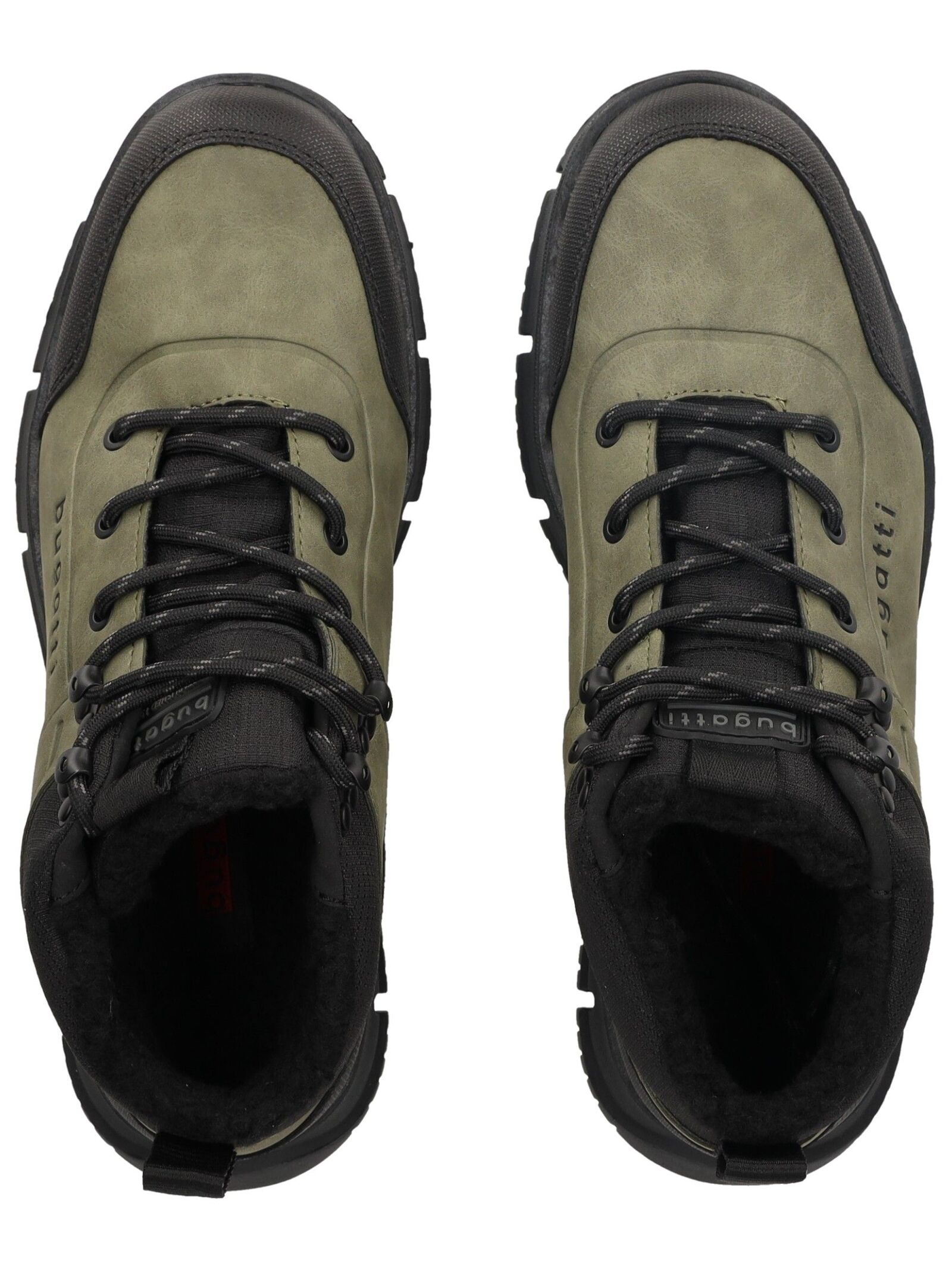 bugatti Schnürstiefelette »bugatti Stiefelette Lederimitat«