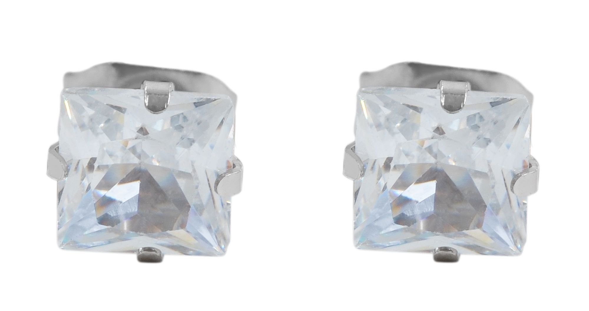 Adelia´s Paar Ohrhänger "Damen Ohrringe – Ohrstecker aus Edelstahl mit Zirk günstig online kaufen