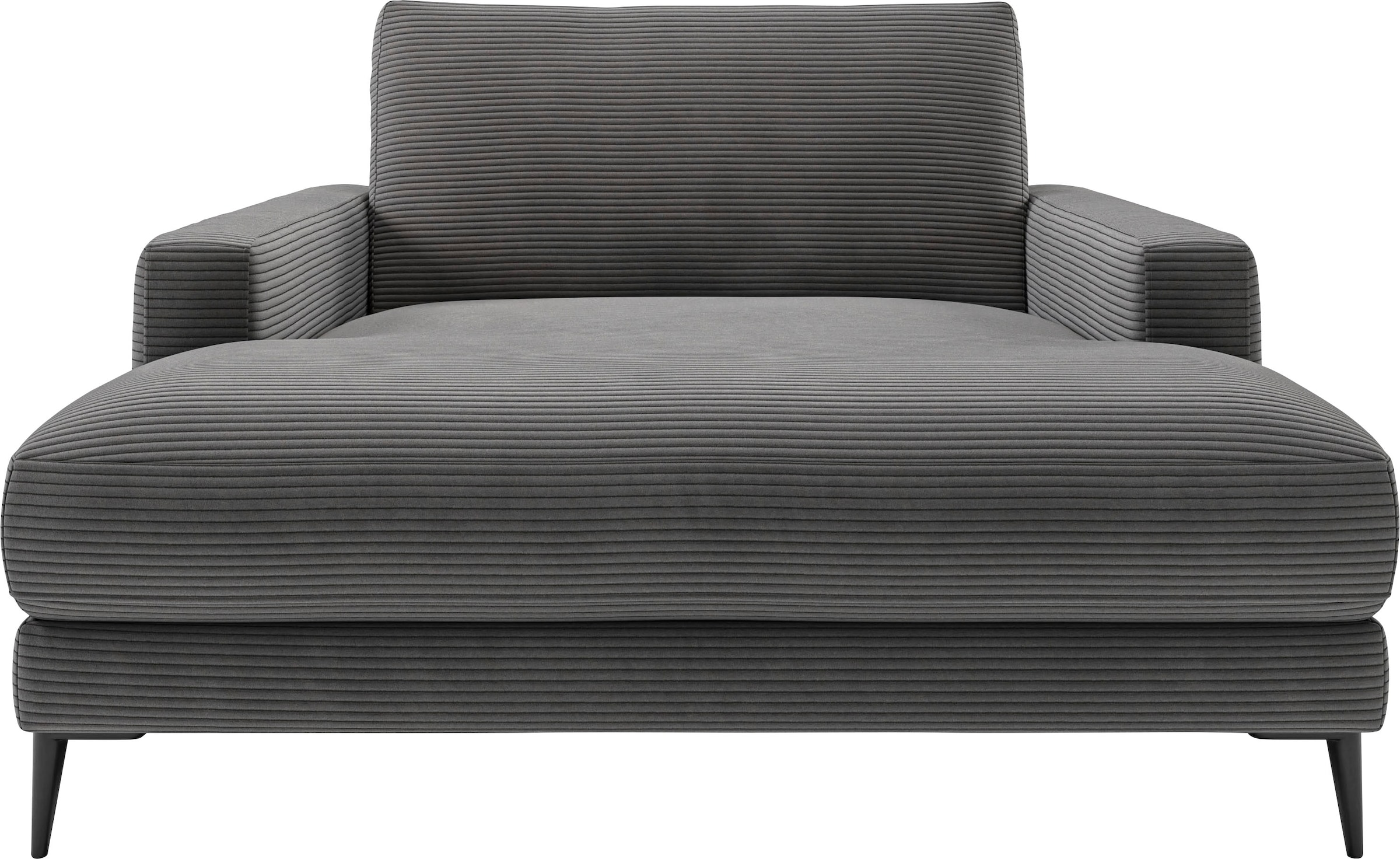 INOSIGN Chaiselongue "Downtown Loungemöbel zum Relaxen, B/T/H: 132/170/84 cm", auch in Bouclé, Cord und Easy care - leic