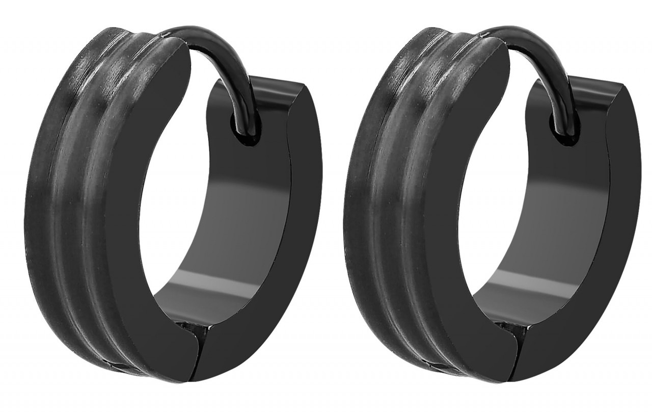 Adelia´s Paar Creolen »Neuheit 2025 - Unisex Creolen aus mattem Edelstahl Ø 9 mm«