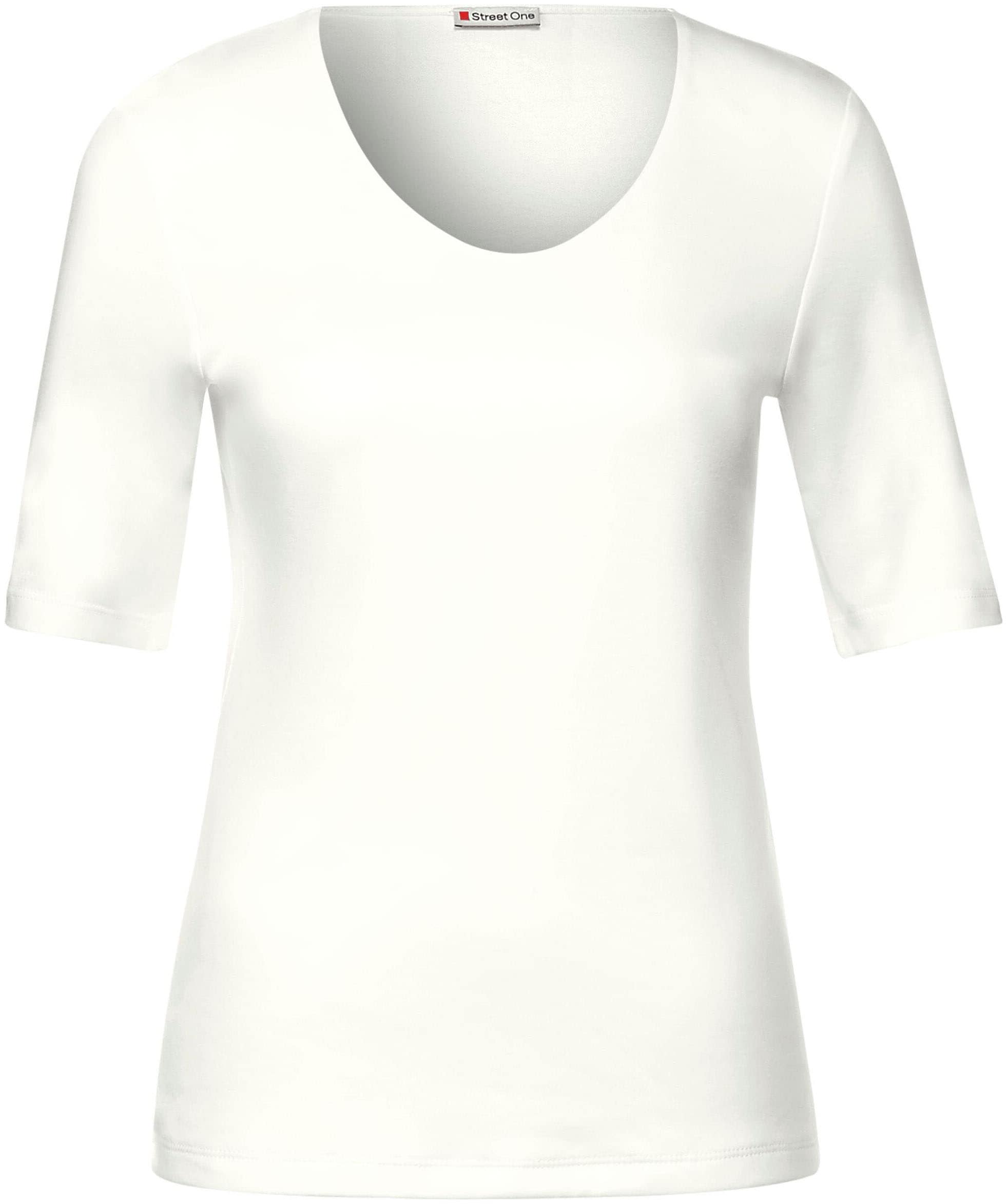 STREET ONE T-Shirt »Style Palmira«, im Basic-Style