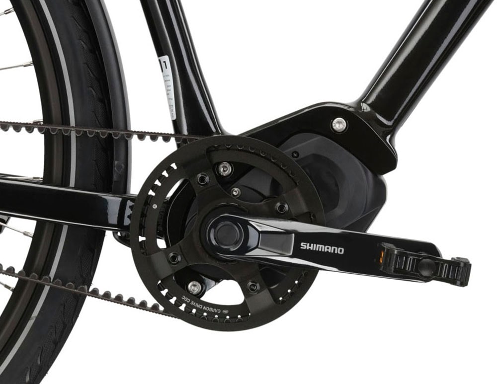 Kross E-Bike »E-Citybike Sentio Hybrid 5.0 28 Zoll schwarz«, 7 Gang, Shimano, NEXUS, Mittelmotor 250 W