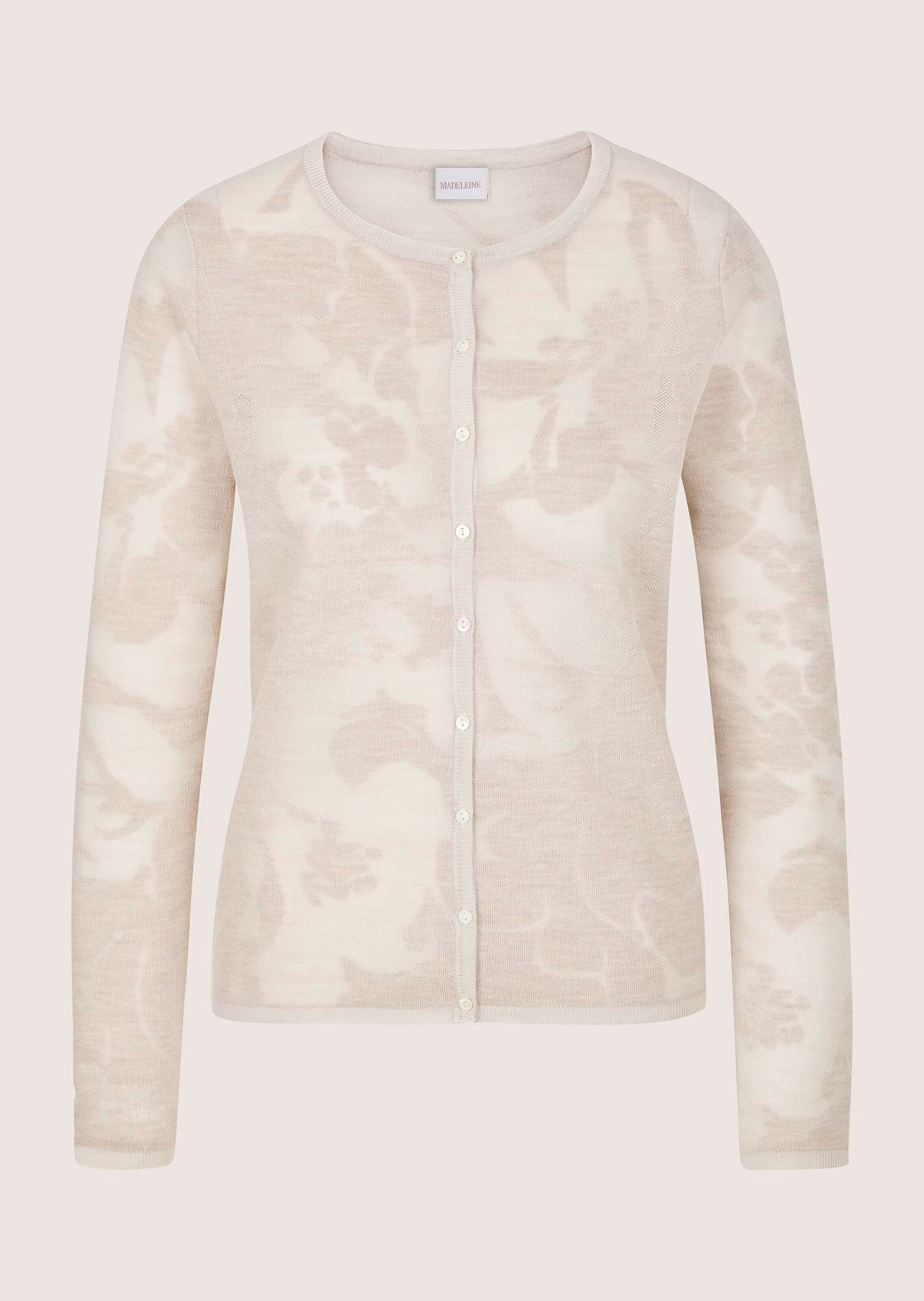 MADELEINE Strickjacke "Strickjacke Elegante Sommerjacke mit Rundhals, Feins günstig online kaufen