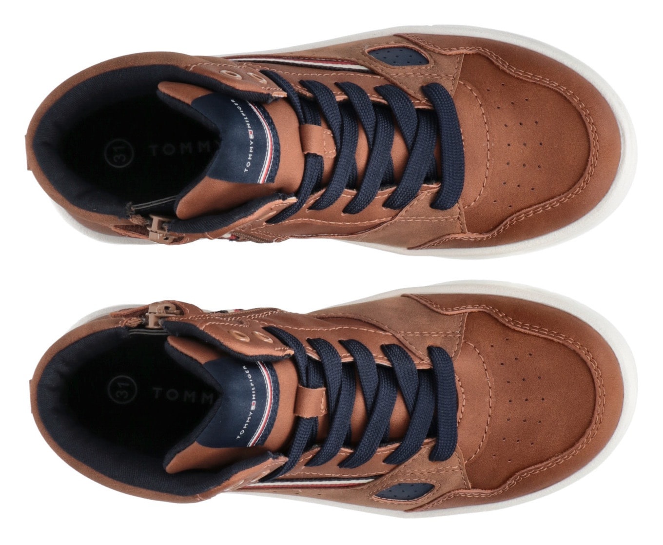 Tommy Hilfiger Sneaker Textilband BAUR ▷ »STRIPES Logofarben | LACE-UP SNEAKER«, in für HIGH TOP mit