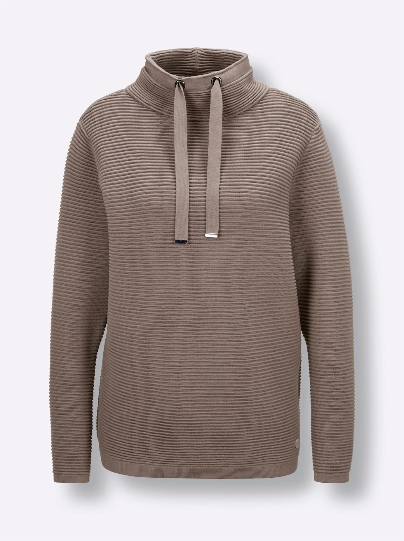 CREATION L PREMIUM Stehkragenpullover »Lyocell-Baumwoll-Pullover«