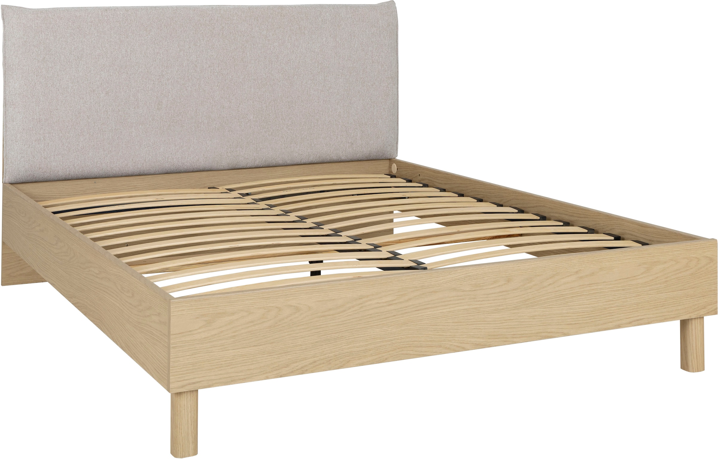Gami Einzelbett "Auriol", Bett 160 x 200 cm, mit gepolstertes Kopfteil aus günstig online kaufen