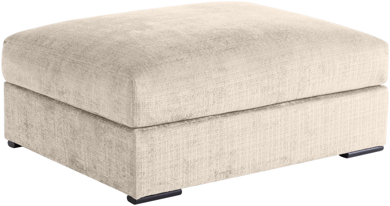 Home affaire Polsterhocker "Finca XL, B: 101 cm" Mega-Hocker, in Cord oder Chenille-Struktur wählbar