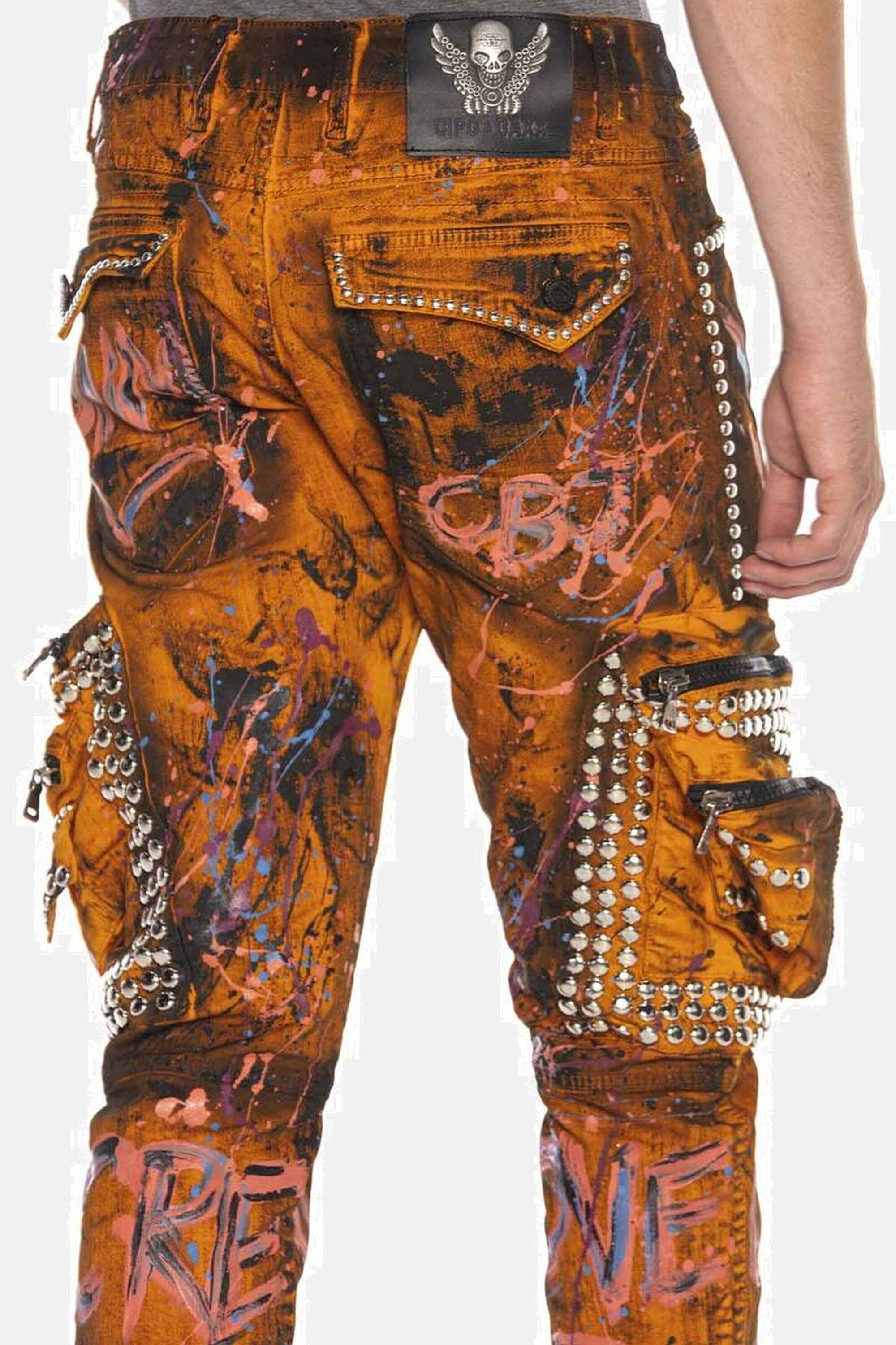 Cipo & Baxx Straight-Jeans »DENIM«, bequeme Jeans in coolem Design, CD634