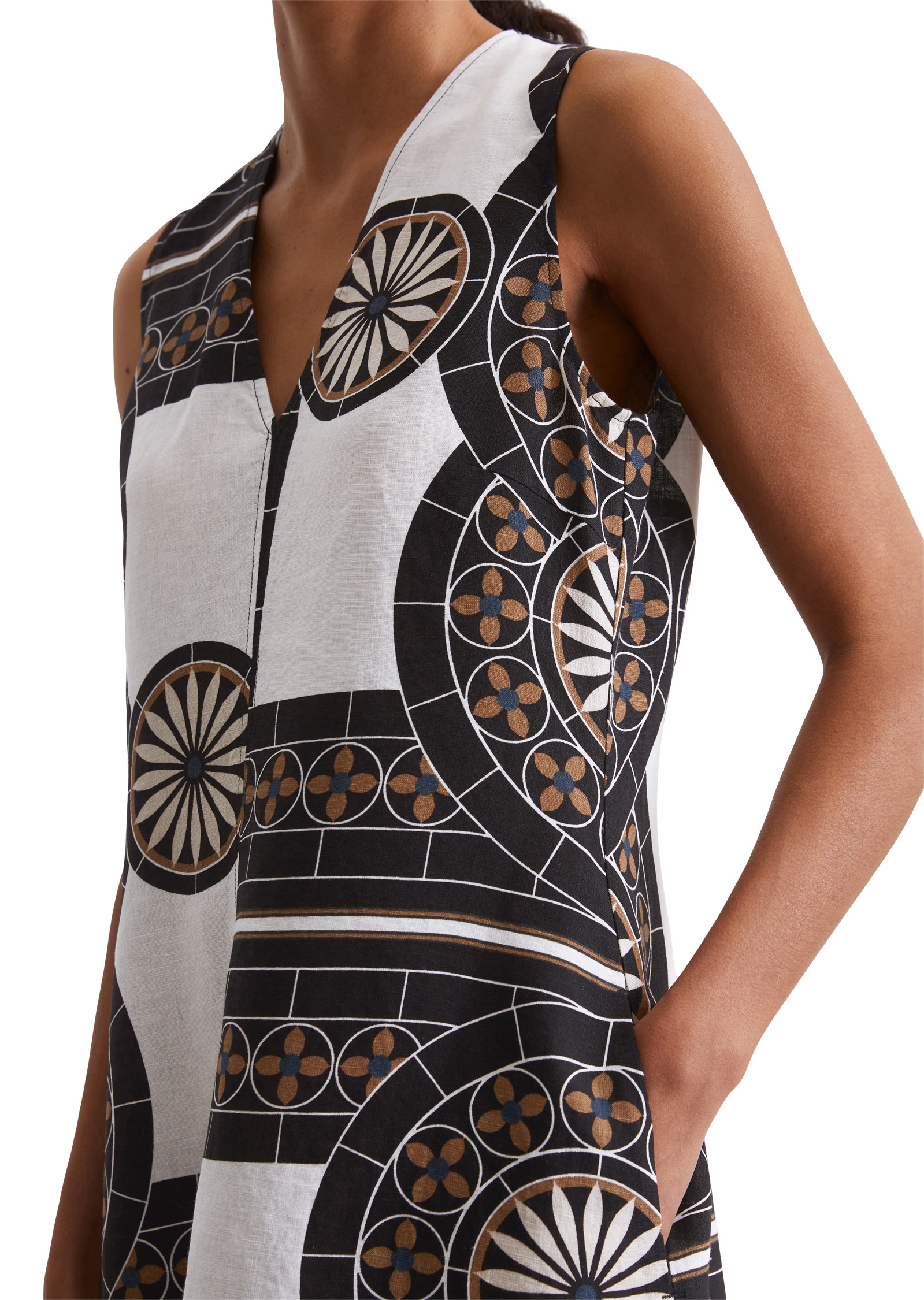 Marc O'Polo Midikleid »mit Print-Muster«