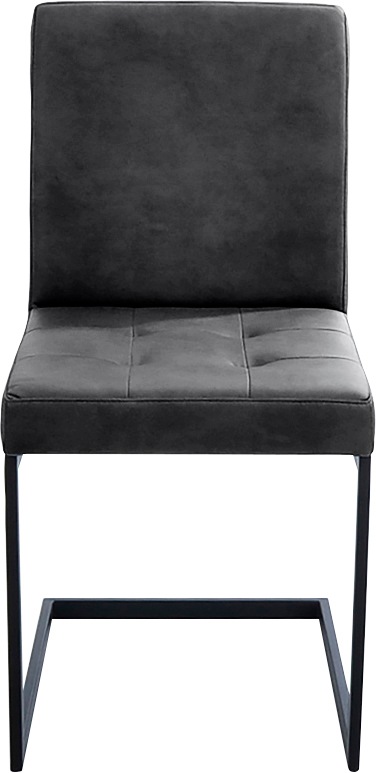 Thumbnail - K+W Komfort & Wohnen Freischwinger () 1 Stk.Freischwingergestell aus Vierkantrohr schwarz, hoher Sitzkomfort