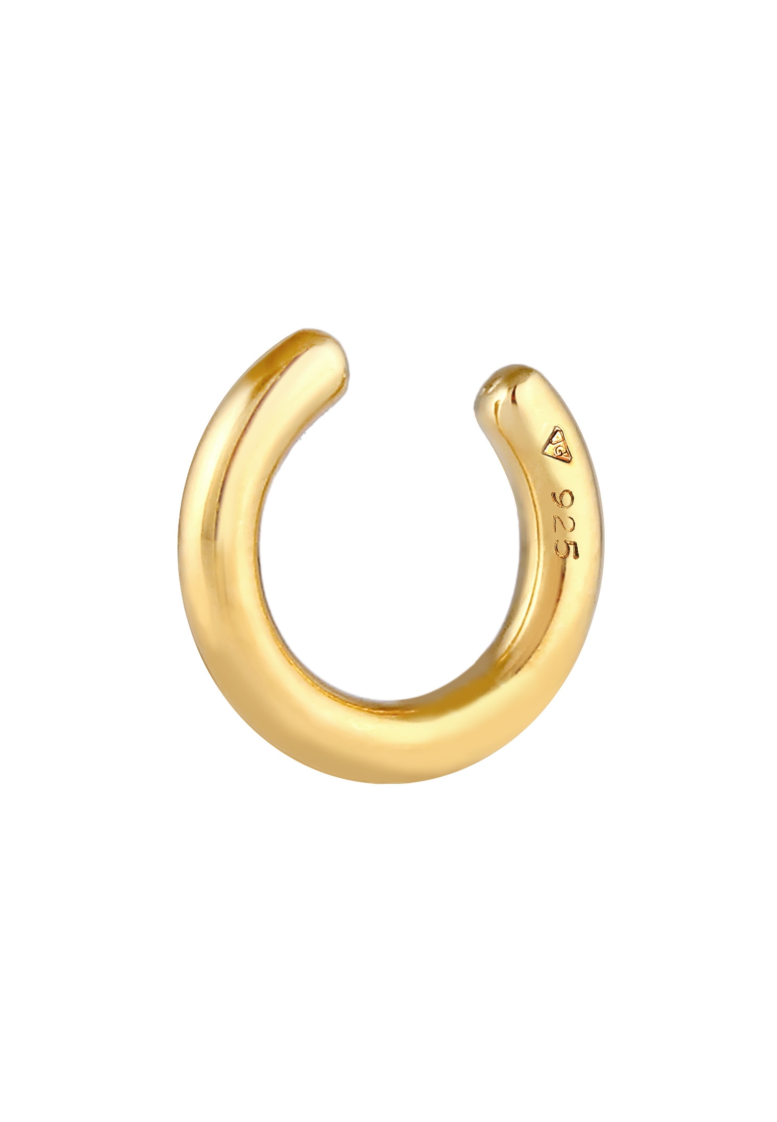 Elli Ohrklemme »Ohrringe Earcuff Single Rund Basic 925 Silber«