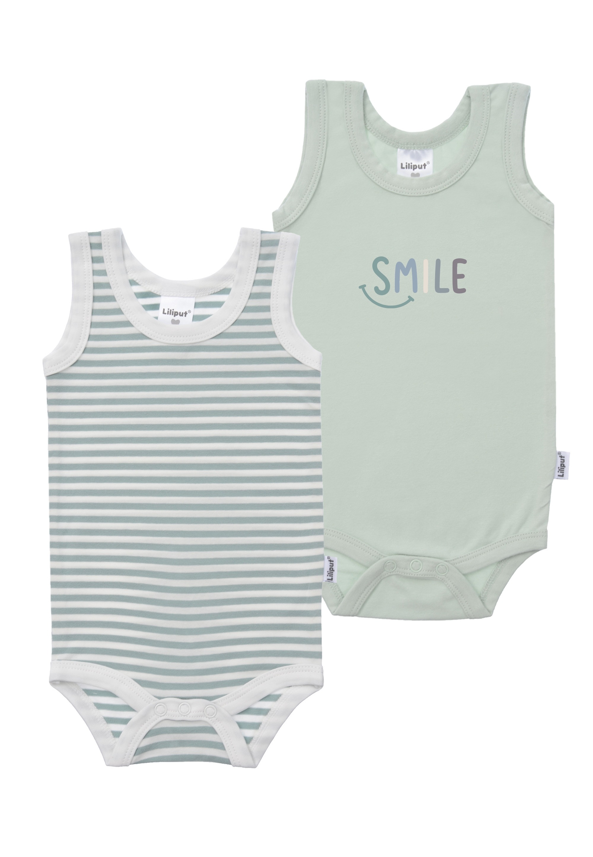 Liliput Body "Smile" 2 2er-Pack mit Druckknöpfen im Schritt