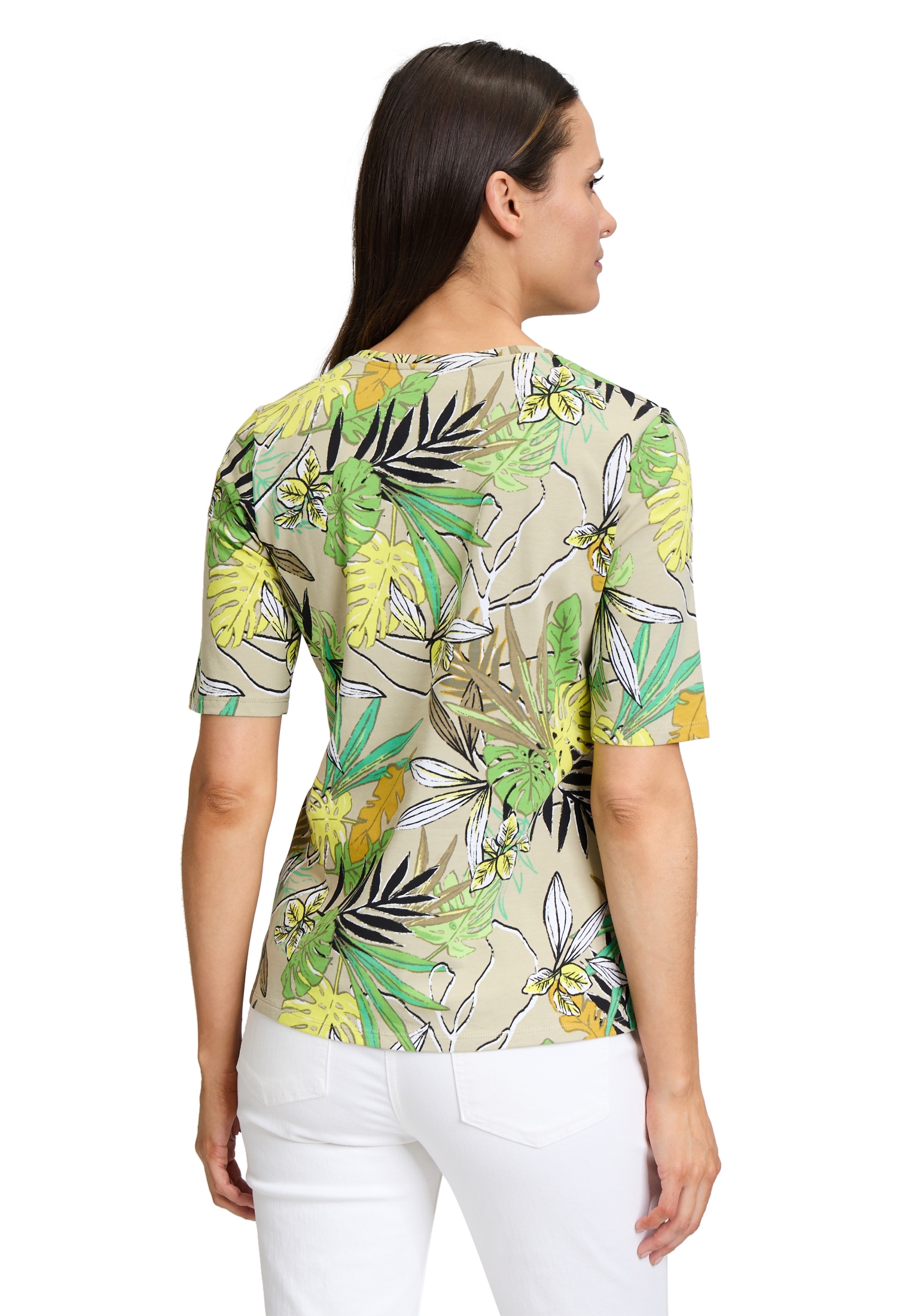 Betty Barclay Kurzarmshirt »Betty Barclay Basic Shirt mit Blumenprint«, (1 tlg.), Druck