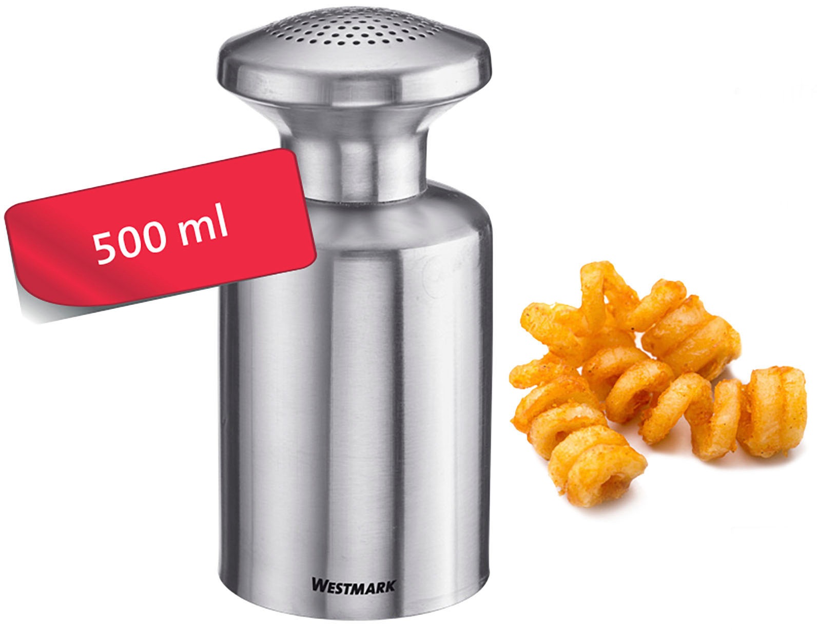 WESTMARK Salzstreuer »Alpha«, aus Aluminium, mit Deckel, 500 ml