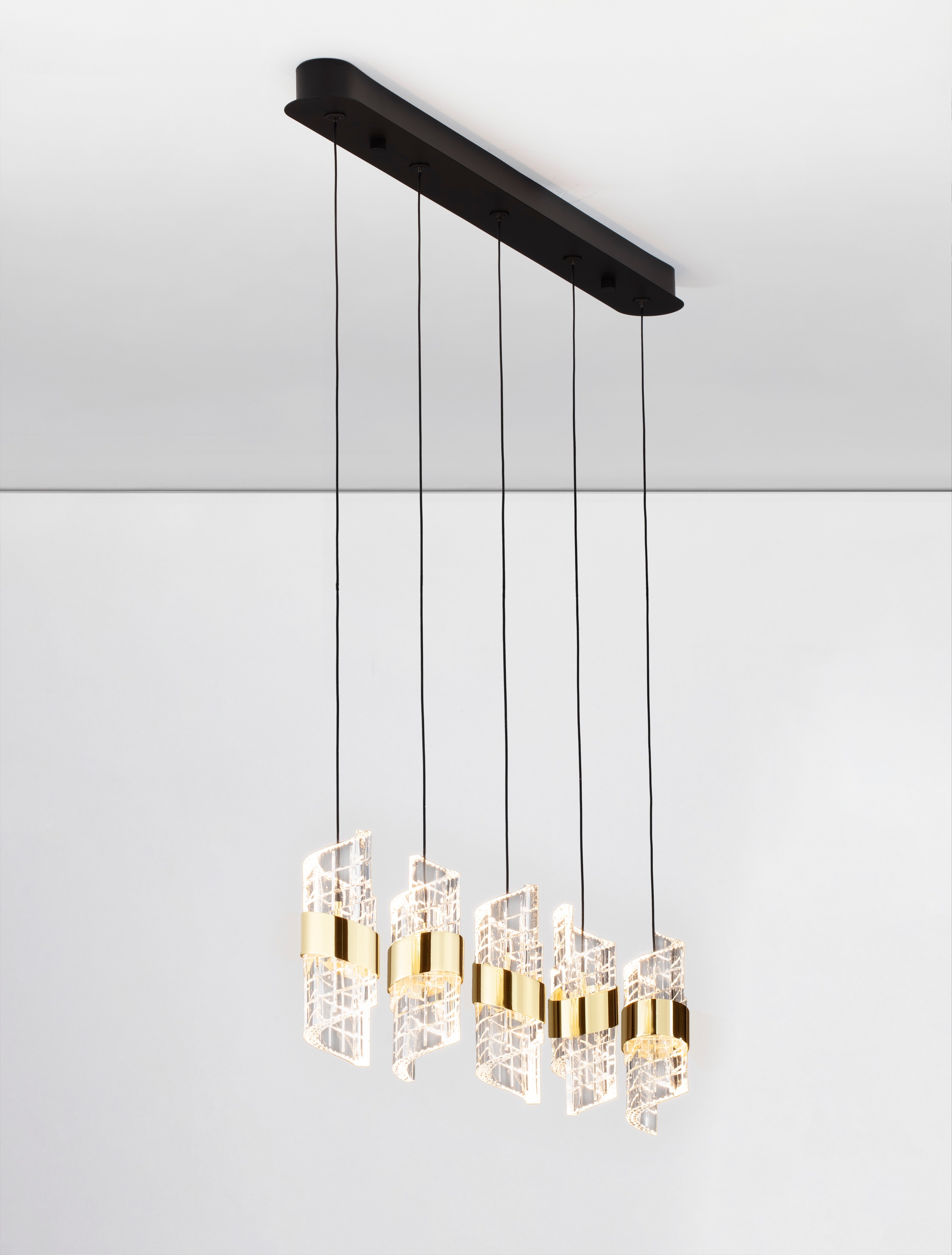 Nova Luce Pendelleuchte »SENECA«, 5 flammig, Leuchtmittel LED-Modul | LED fest integriert