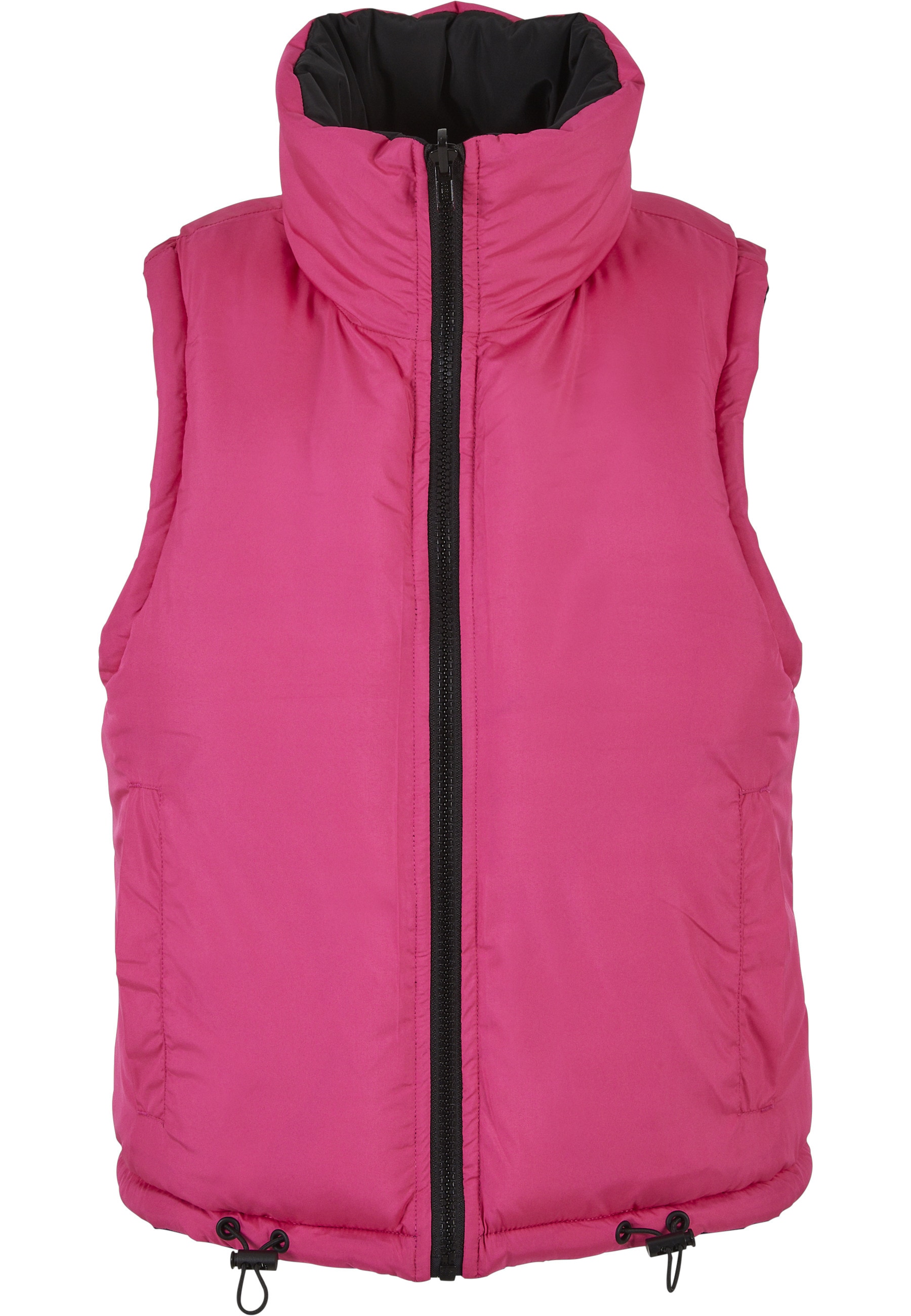 URBAN CLASSICS Steppweste »Urban Classics Damen Ladies Reversible Cropped Puffer Vest«