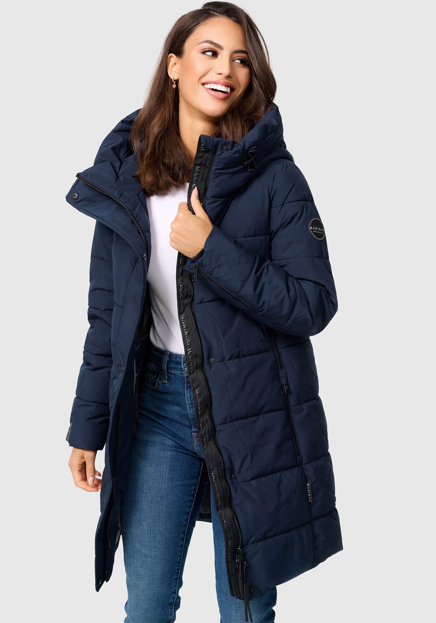 Marikoo Winterjacke »Karumikoo XVI«, mit großer Kapuze