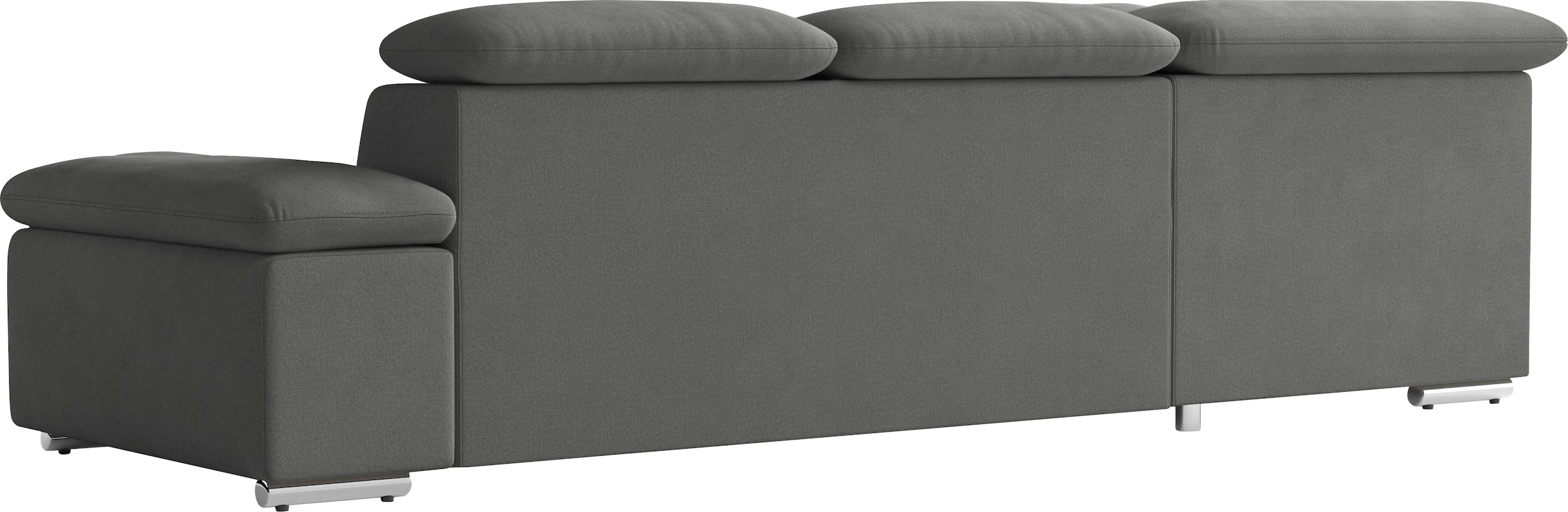 sit&more Ecksofa »Valantine L-Form, B: 272 cm« mit Arm- & Kopfteilverstellung, optional mit Bettfunktion