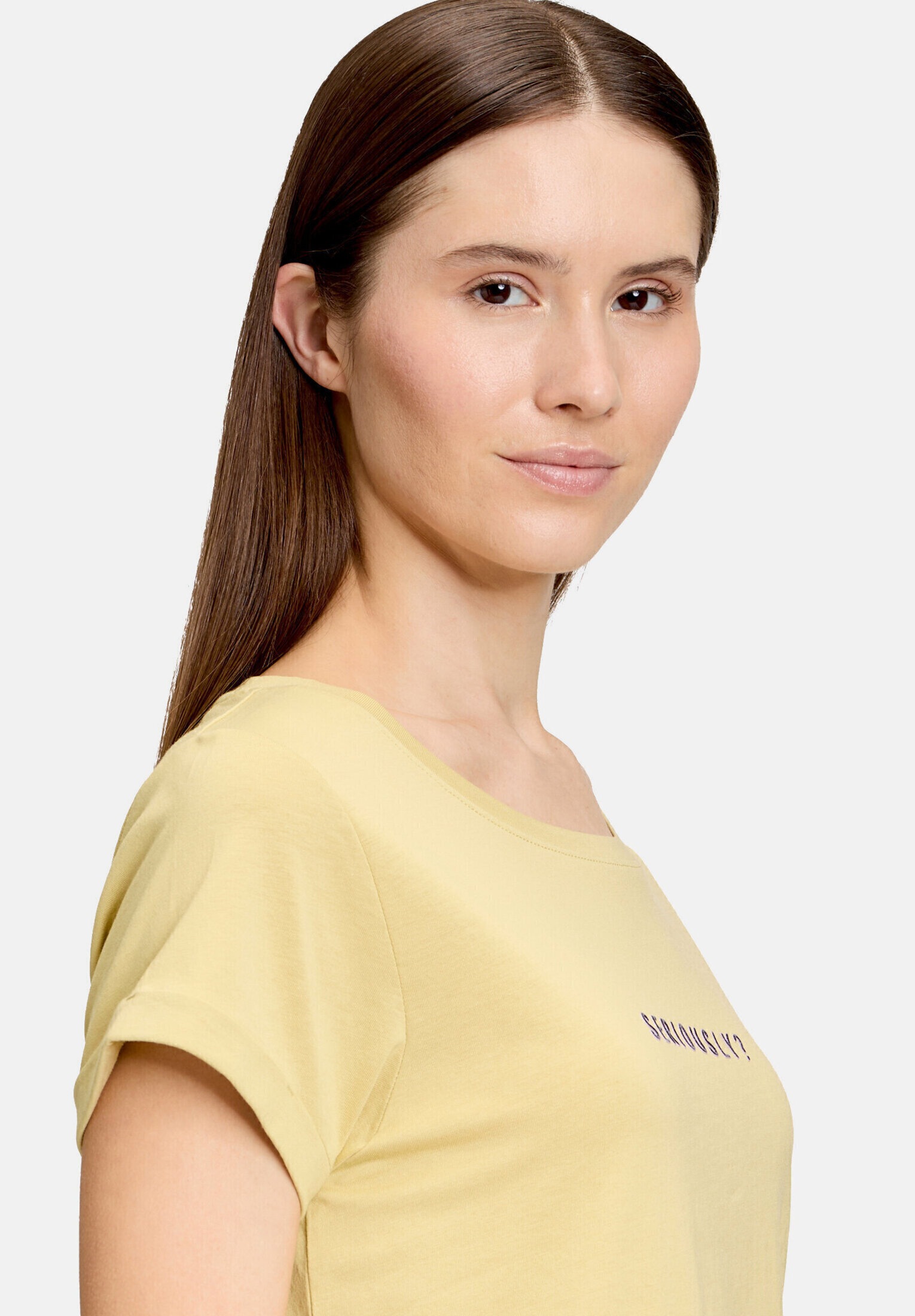 Cartoon Kurzarmshirt »Damen mit Rundhalsausschnitt« 1 Stk. Placement