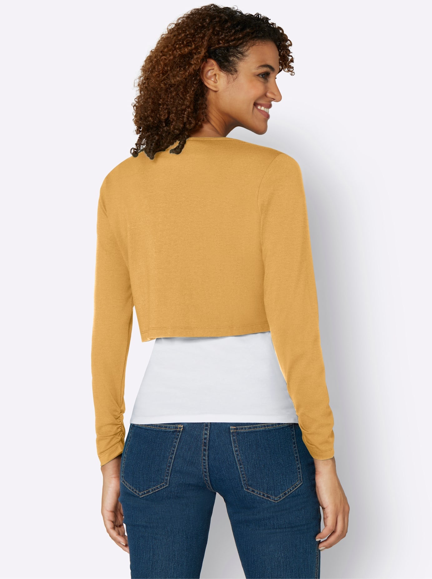 Casual Looks Shirtjacke "Shirtbolero" 1 Stk. tlg. günstig online kaufen