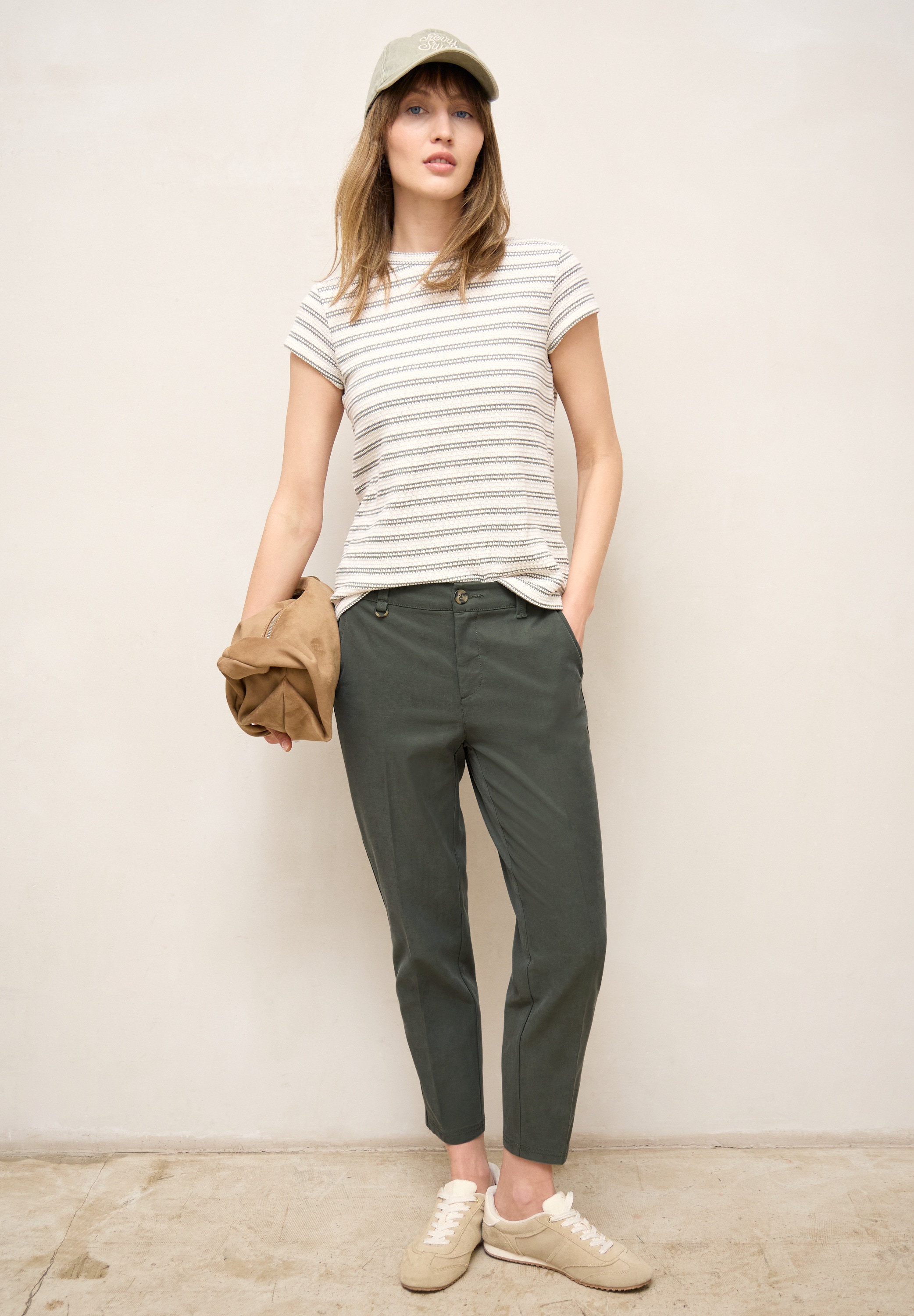 STREET ONE STUDIO Chinohose Middle Waist günstig online kaufen