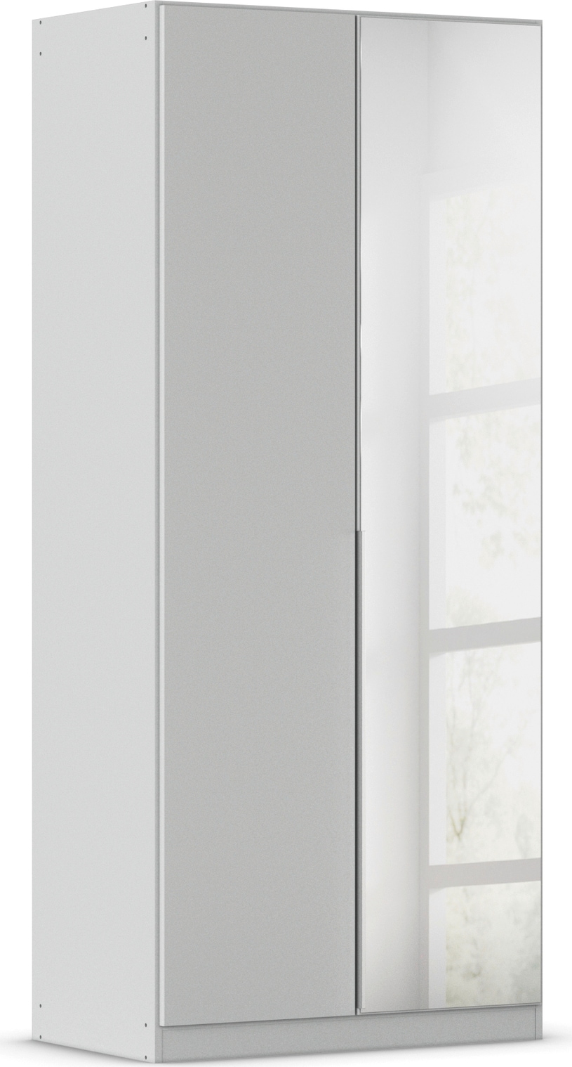 OTTO home Drehtürenschrank "Kleiderschrank Schrank Garderobe AGORDO mit Dekor- oder Hochglanzfront" in zwei Griff-Farben, Breiten 91-405 cm, durchdachte Innenausstattung, in 8 Breiten und 2 Höhen MADE IN GERMANY