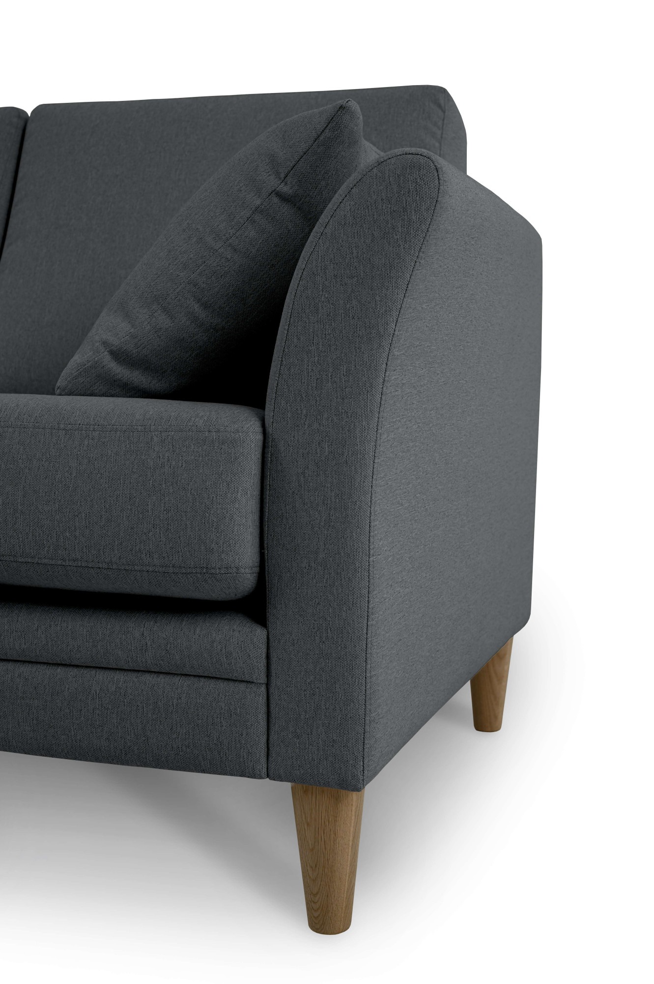 Home affaire 3-Sitzer »Arellano, Breite 217 cm«, klassisches Design, 2 Zierkissen inklusive, Webstoff fein