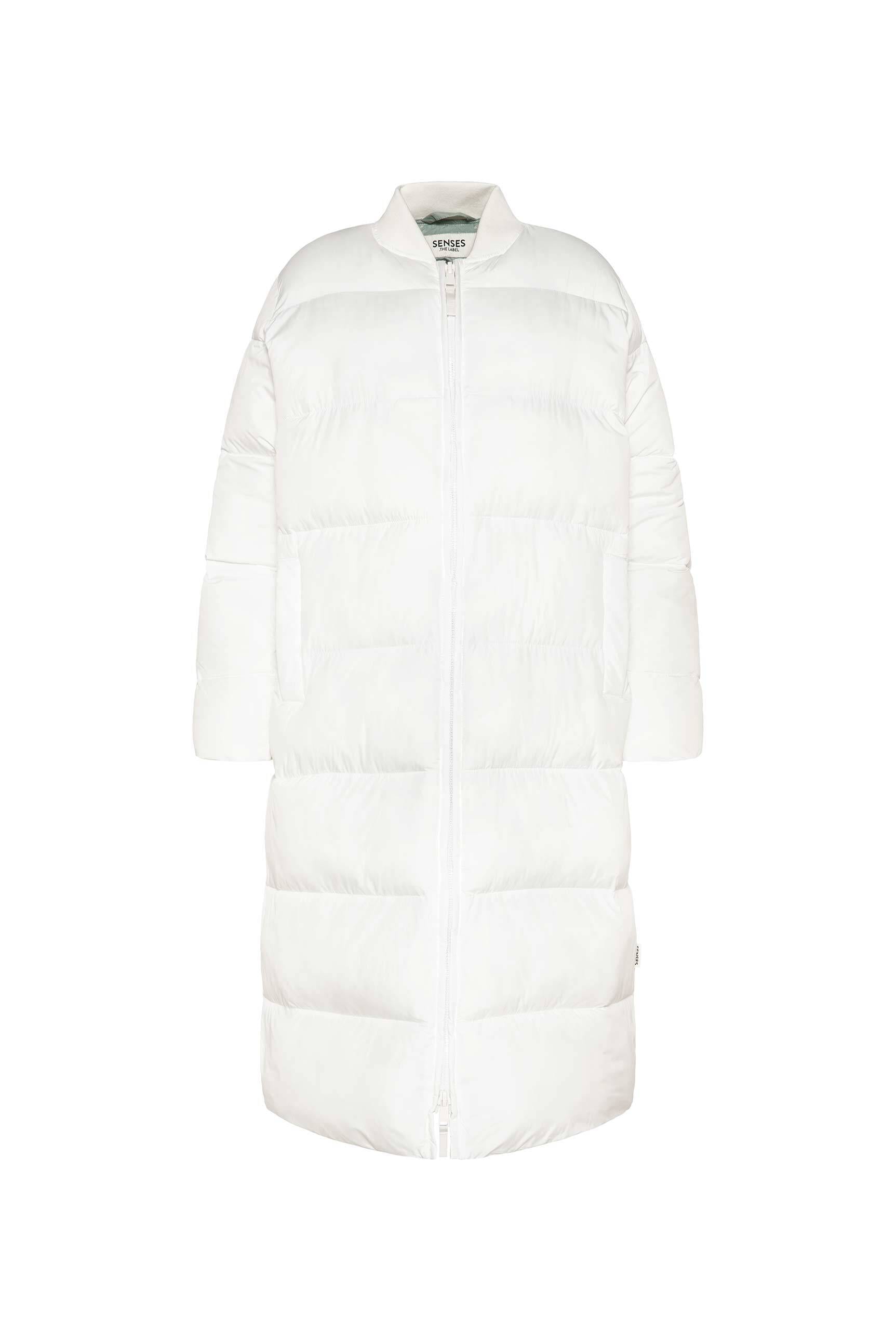 SENSES.THE LABEL Langjacke ohne Kapuze mit Zwei-Wege-Reißverschluss