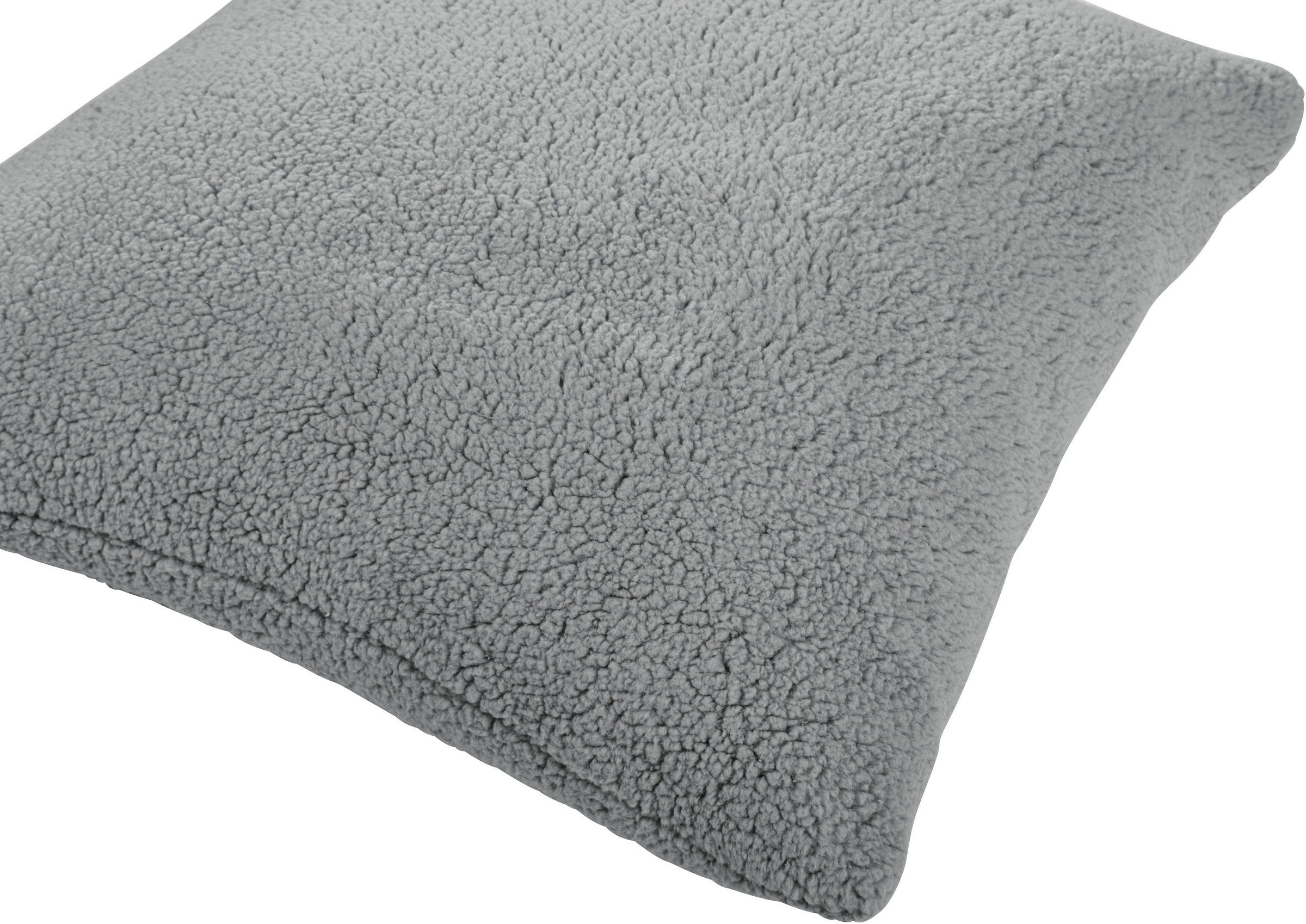 done. Kissenhülle "Soul" Einfarbige Kissenhülle aus weichem Teddy-Plüsch, s günstig online kaufen