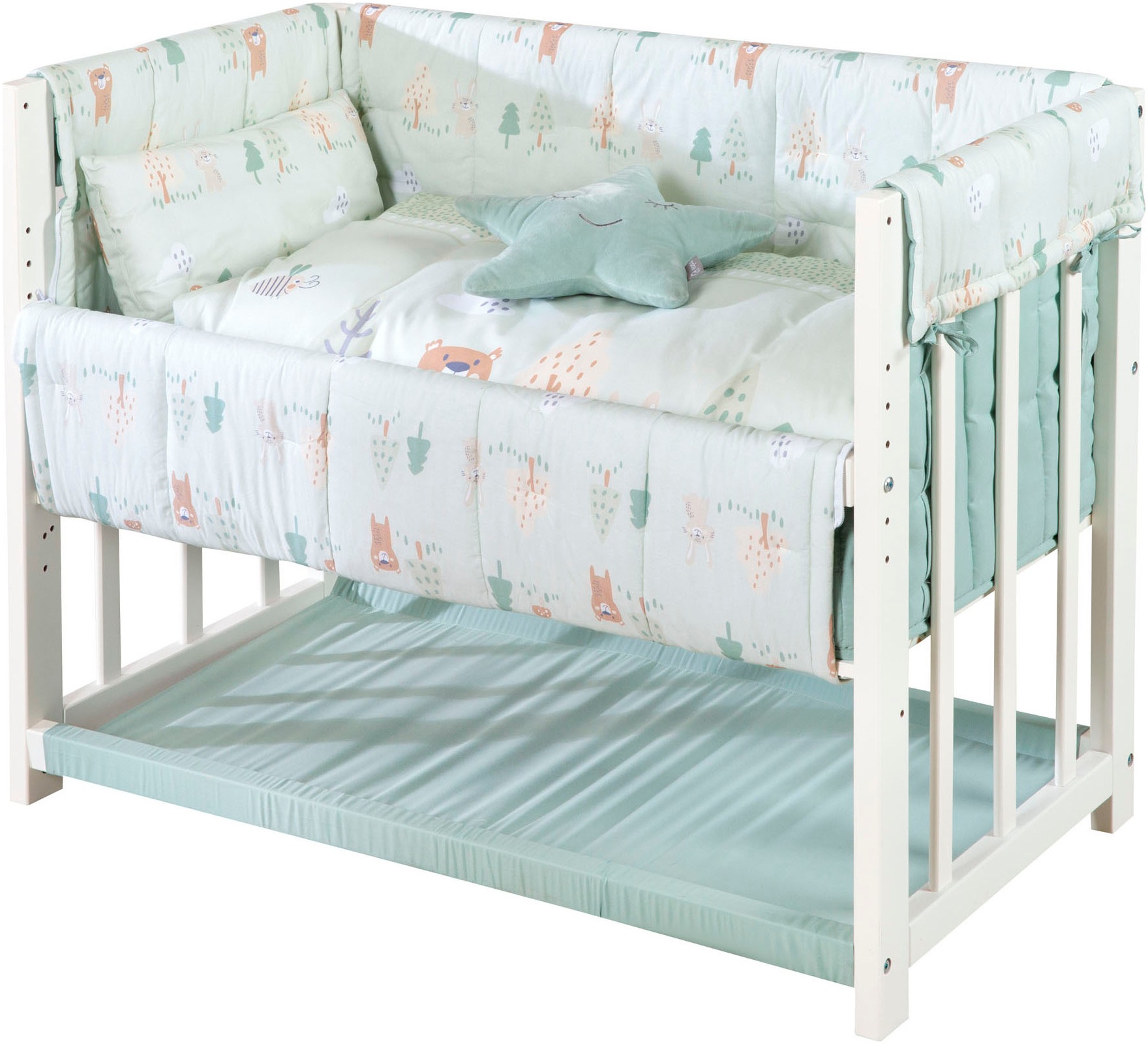 roba® Stubenbett »4in1, Woodland Buddies«