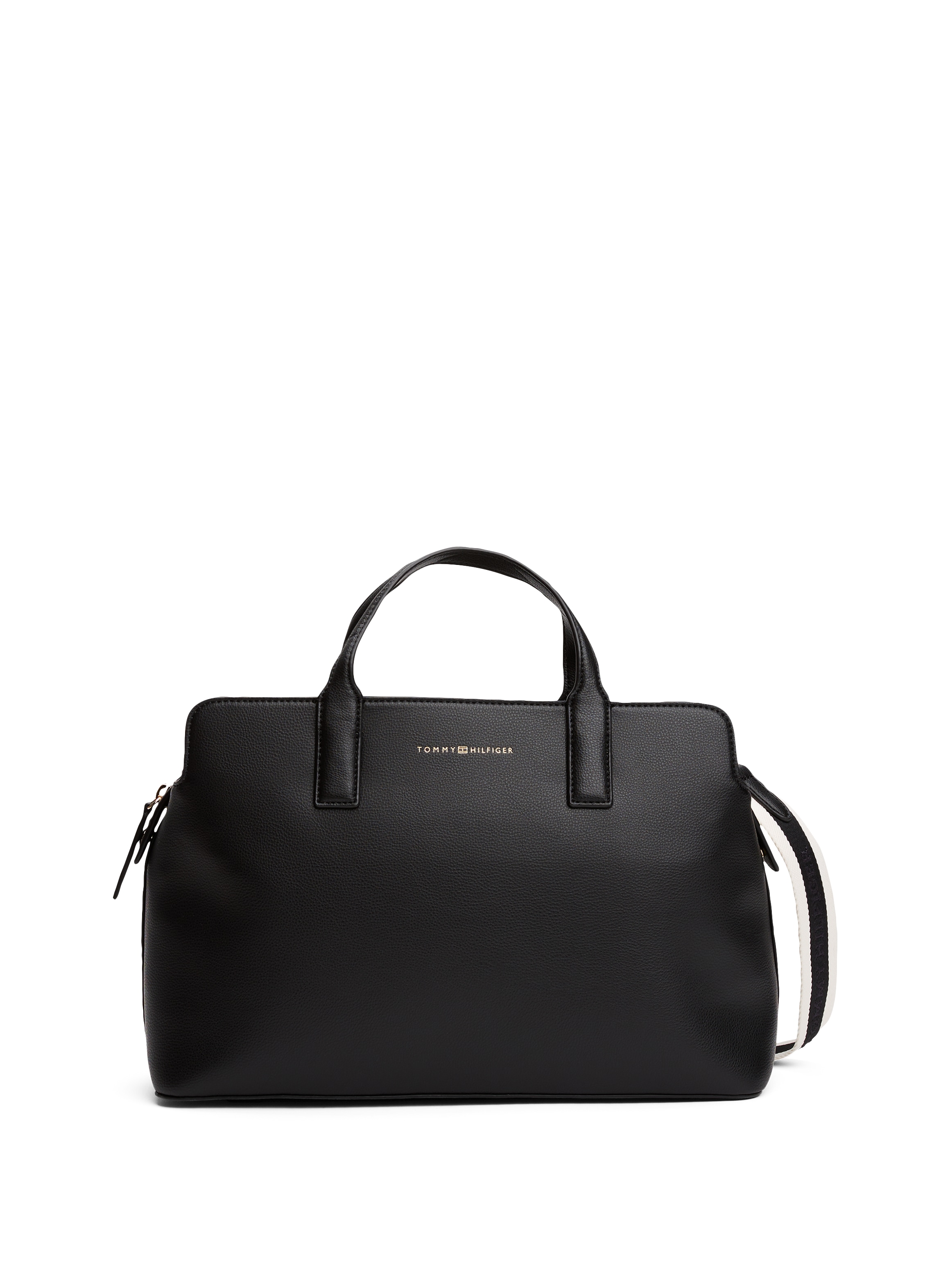 Tommy Hilfiger Tragetasche "TH LOGOTAPE SATCHEL", Damen Umhängetasche, Busi günstig online kaufen