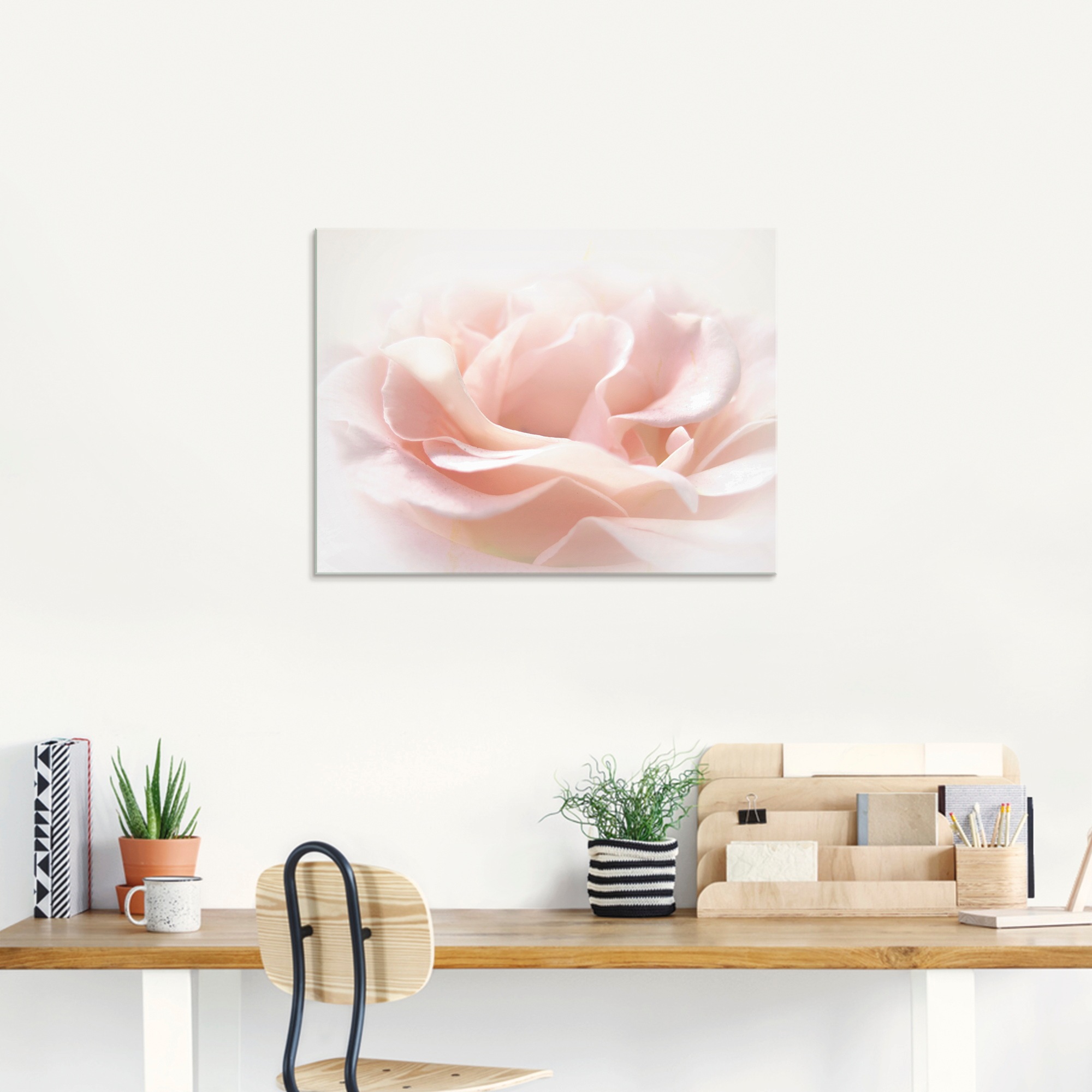 Artland Glasbild »Rose I«, Blumen, (1 St.), in verschiedenen Größen